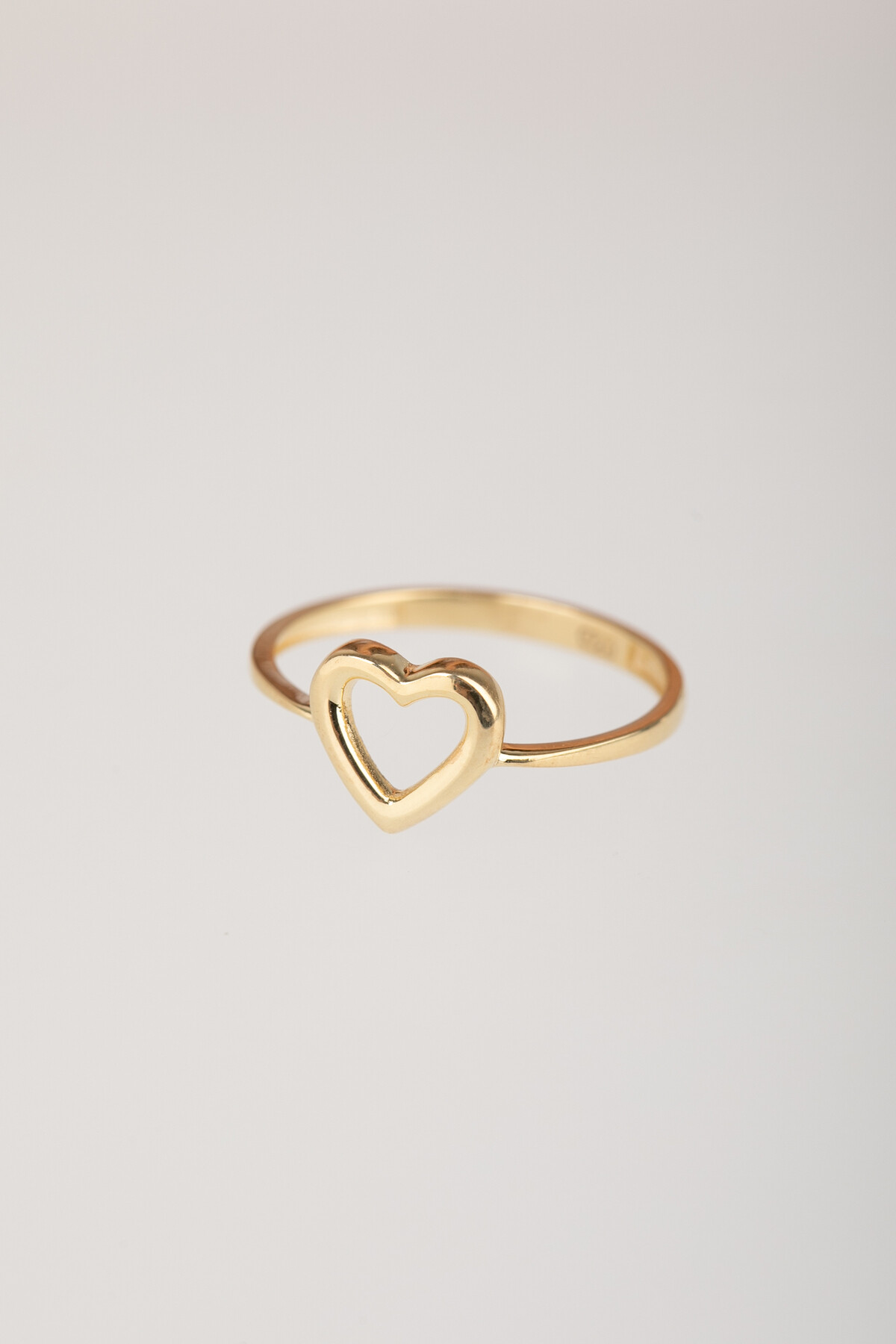 14 Ayar Altın Kalp Yüzük