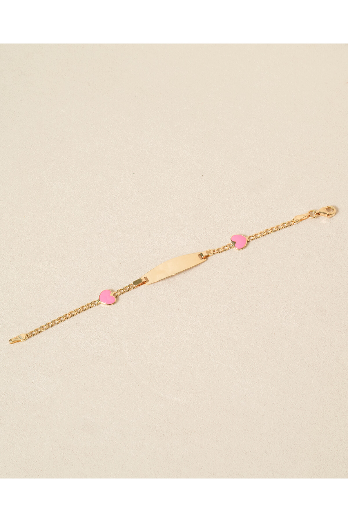 14 Ayar Altın Kalpli Künye