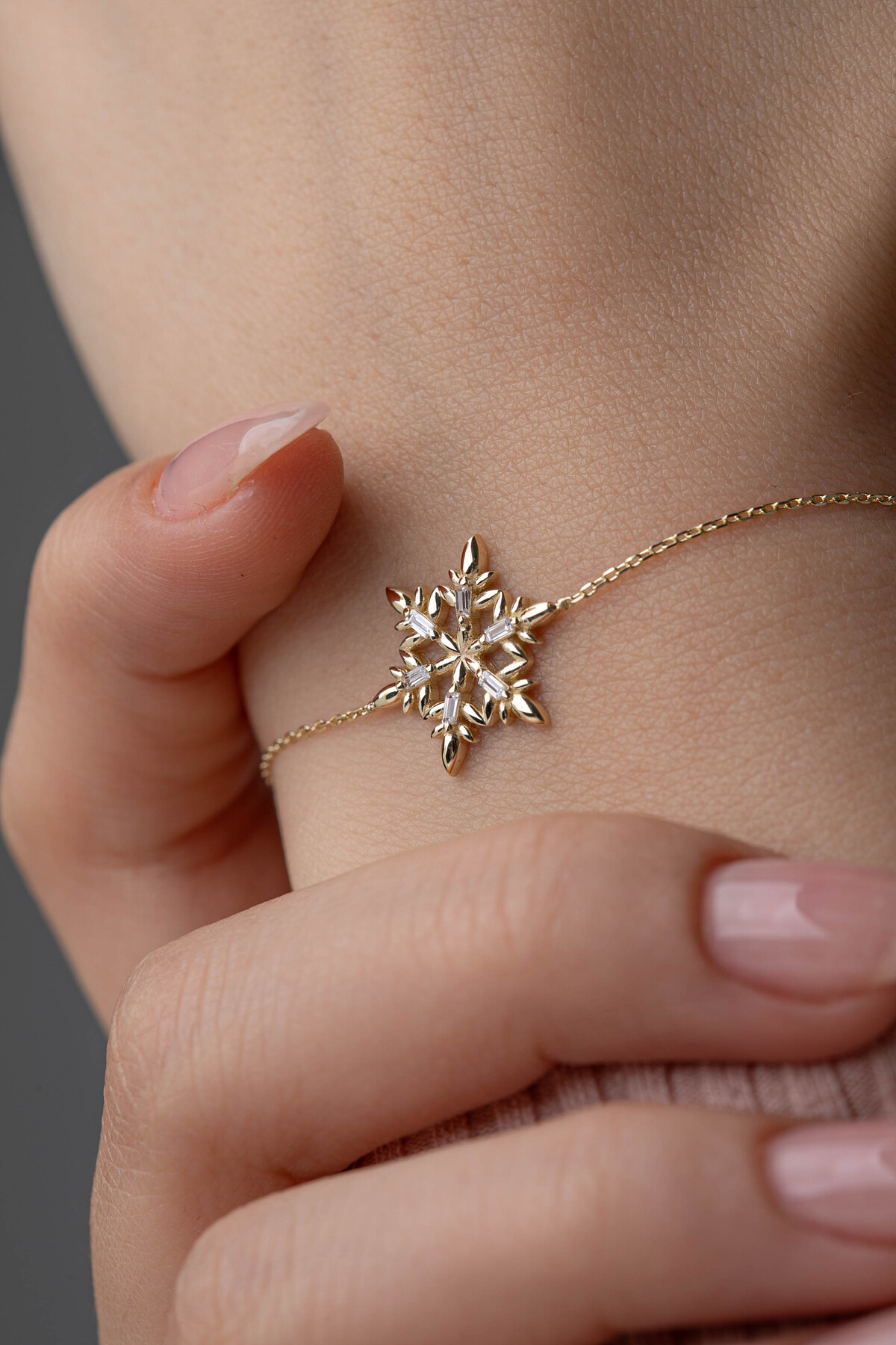 14 Ayar Altın Kartanesi Bileklik