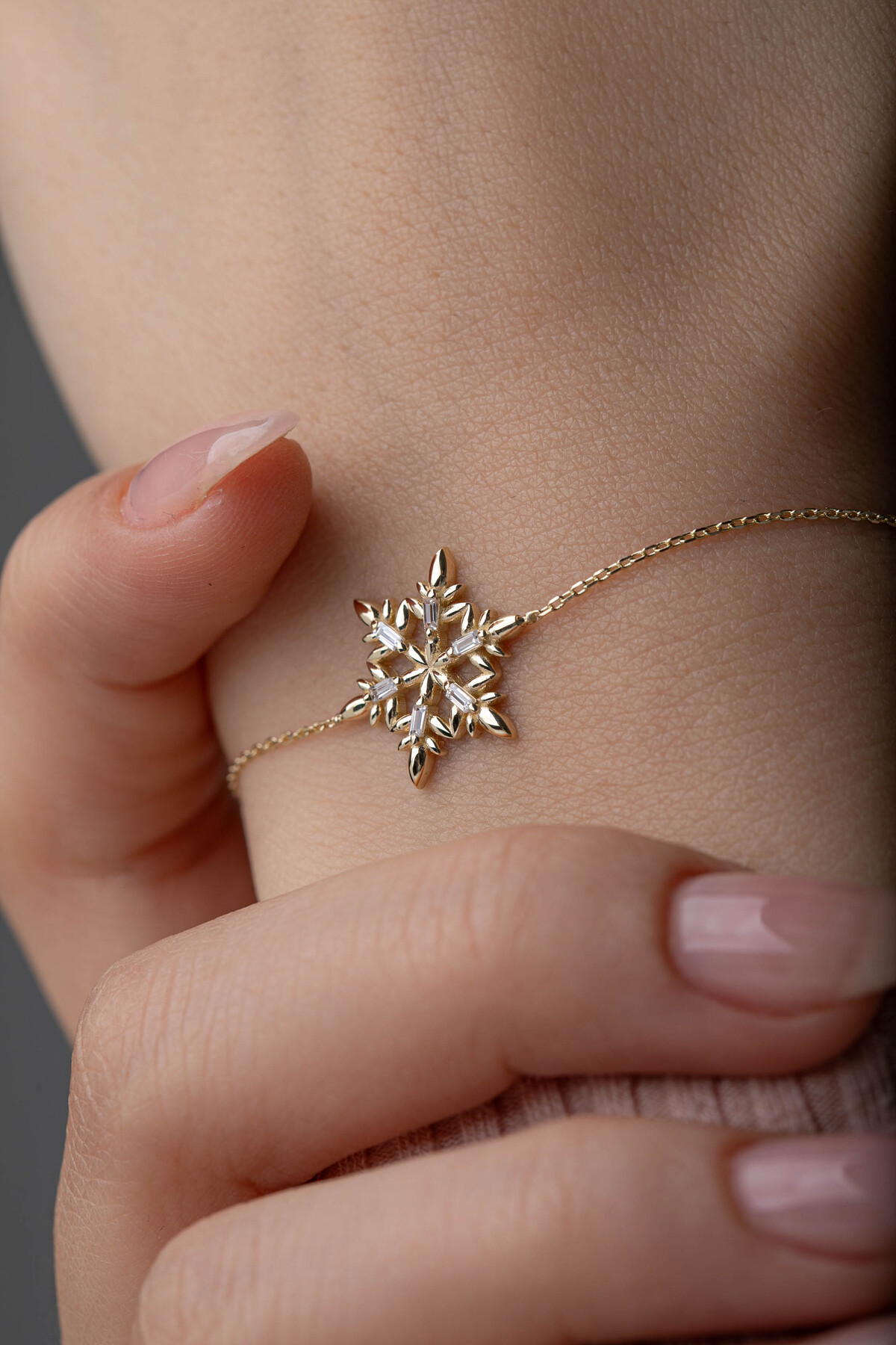 14 Ayar Altın Kartanesi Bileklik