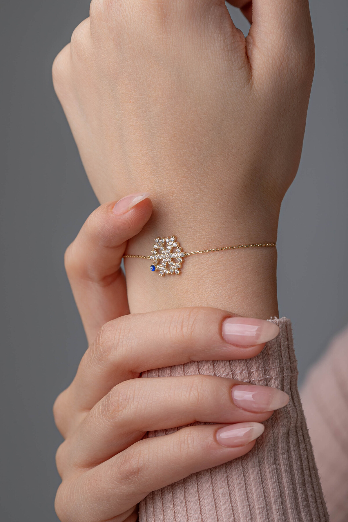 14 Ayar Altın Kartanesi Bileklik