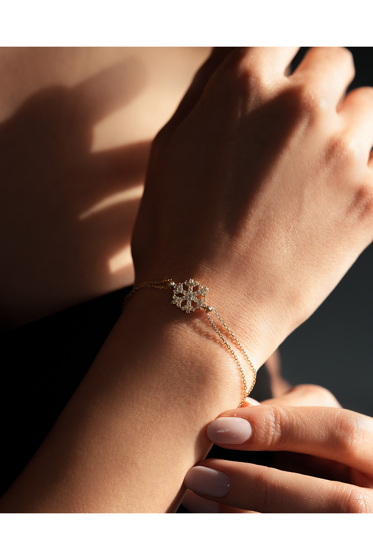 14 Ayar Altın Kartanesi Bileklik