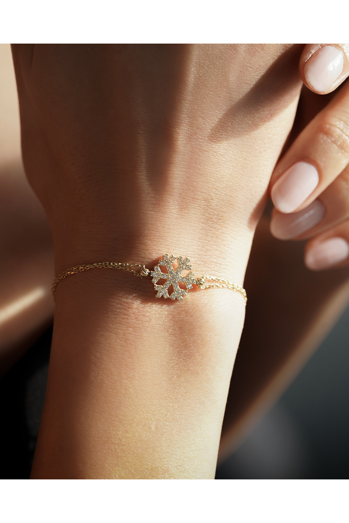 14 Ayar Altın Kartanesi Bileklik