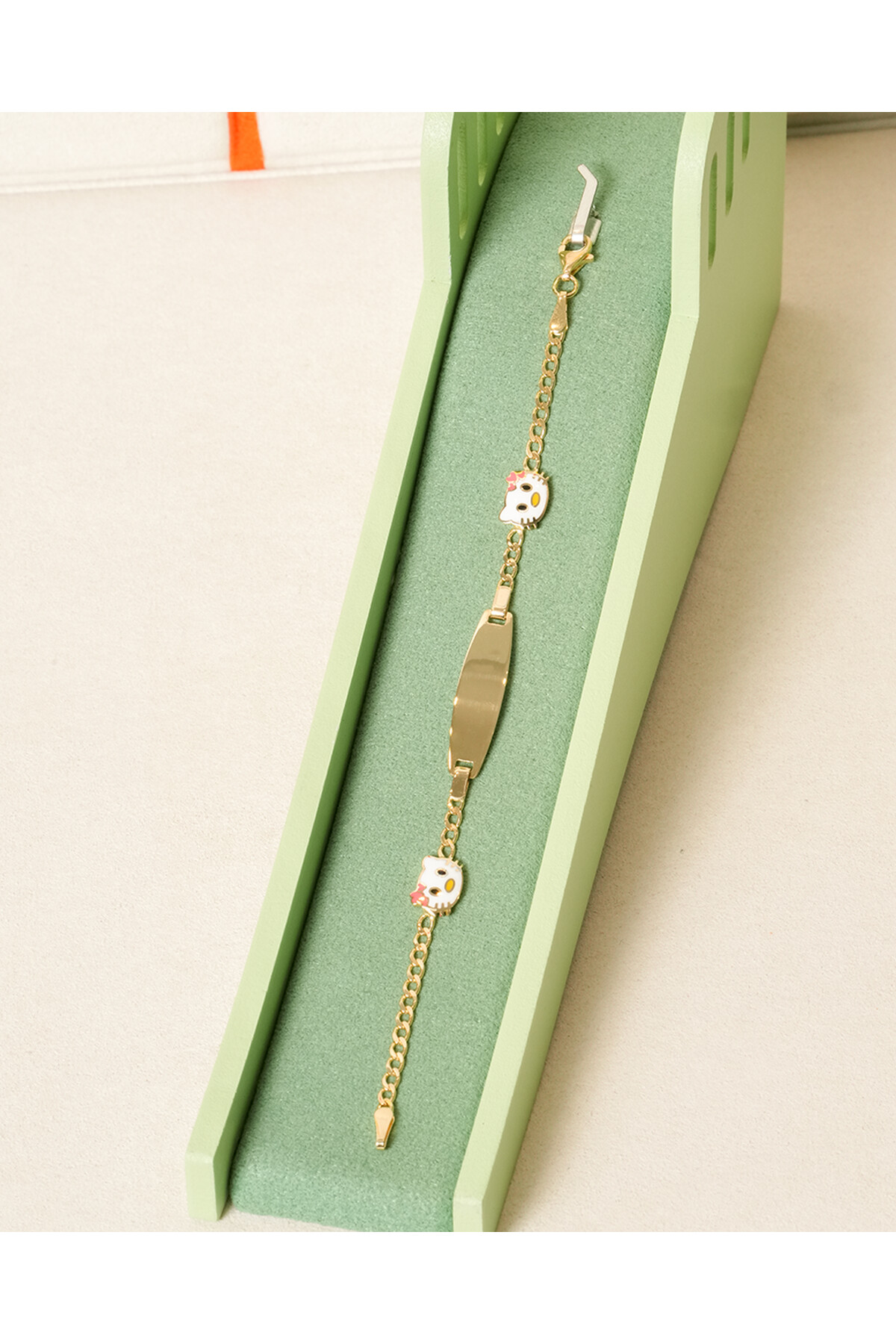 14 Ayar Altın Kedi Figürlü Künye