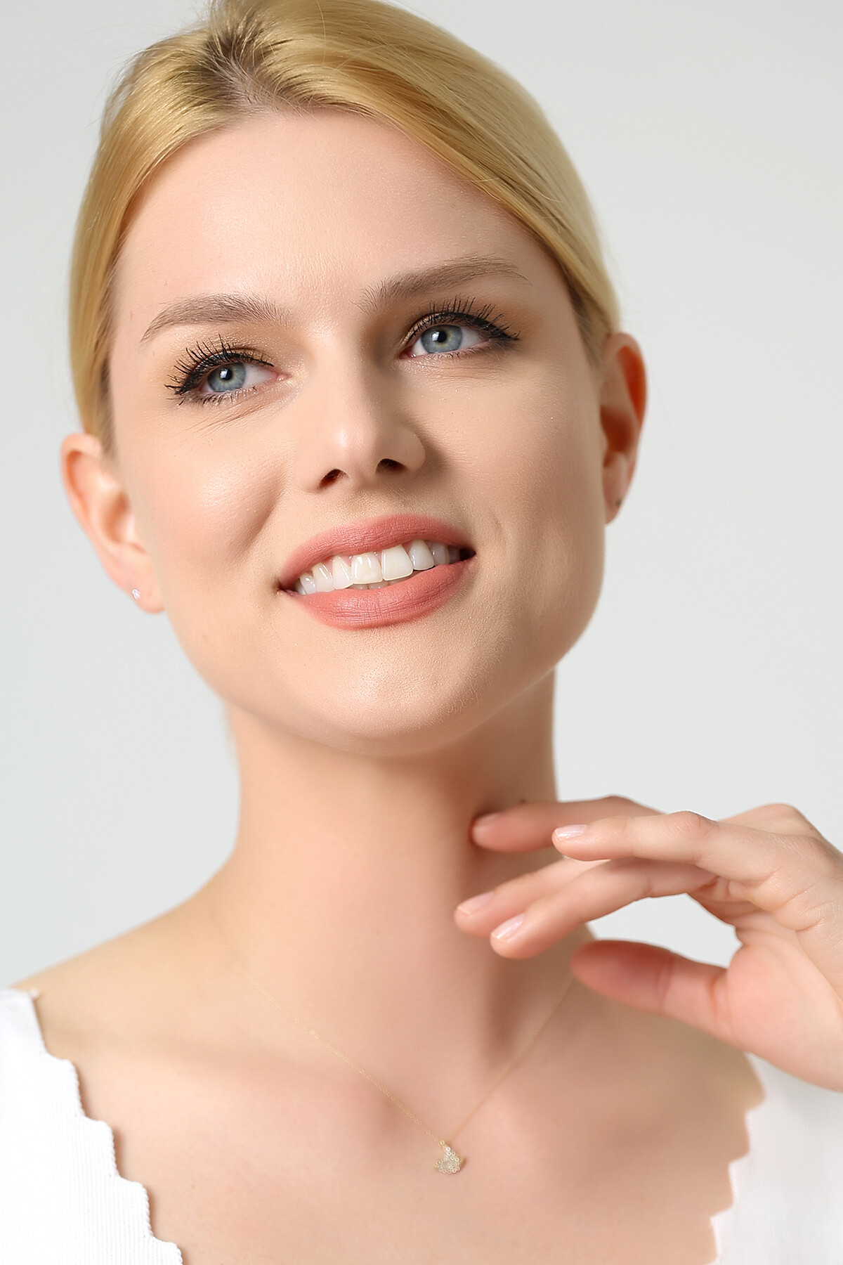 14 Ayar Altın Kuş Kolye