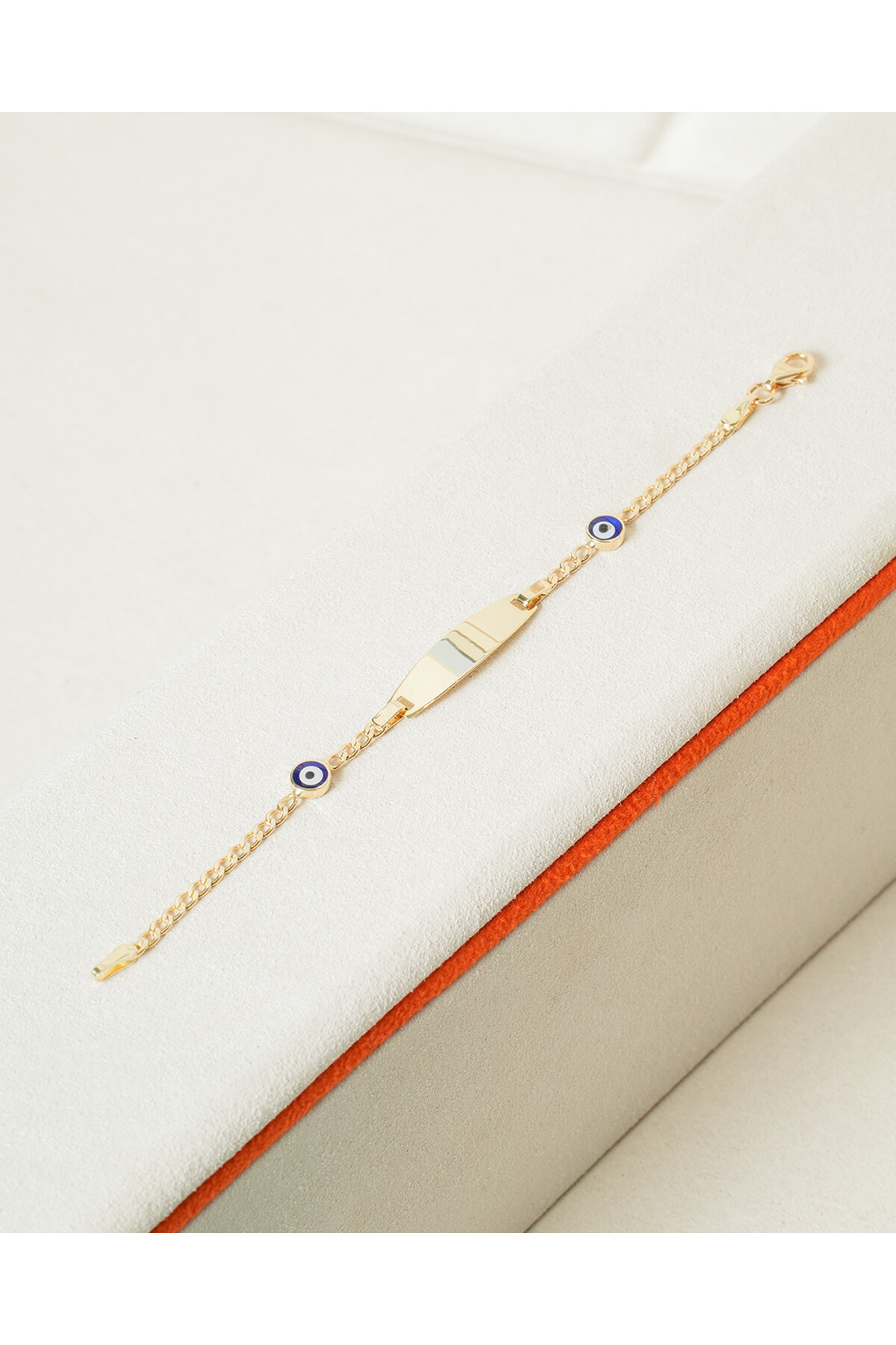 14 Ayar Altın Nazar Boncuklu Künye