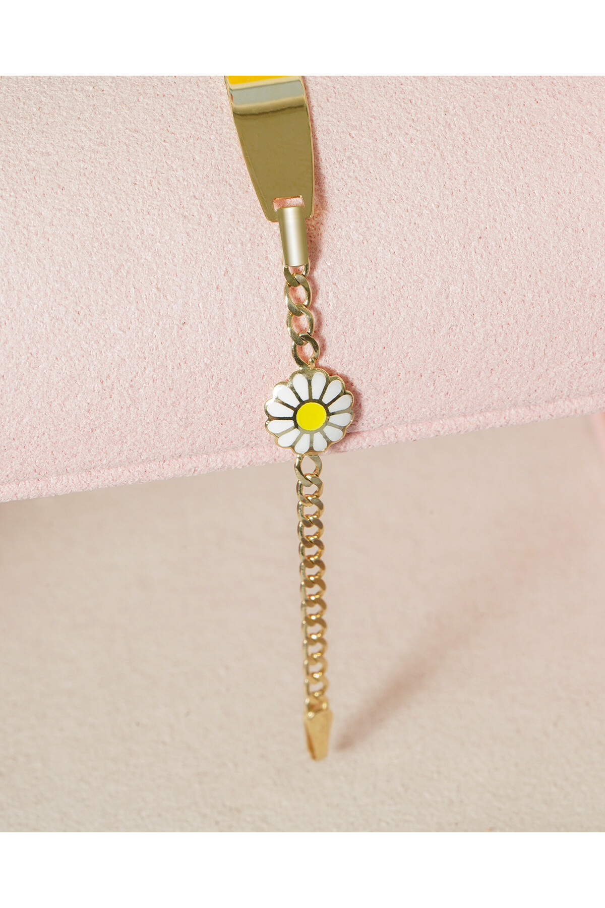 14 Ayar Altın Papatya Figürlü Künye