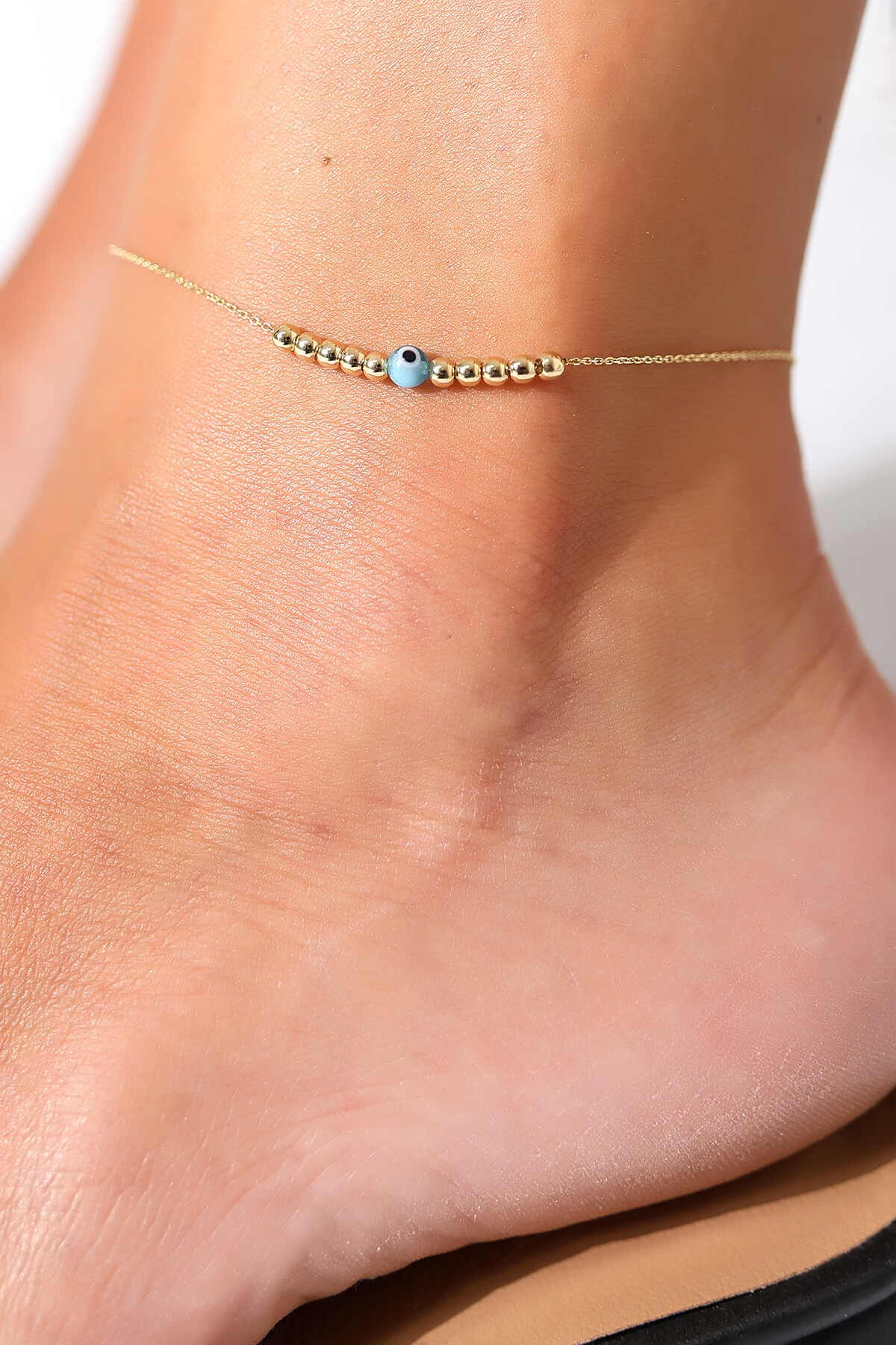 14 Ayar Altın Parlak Toplu Halhal