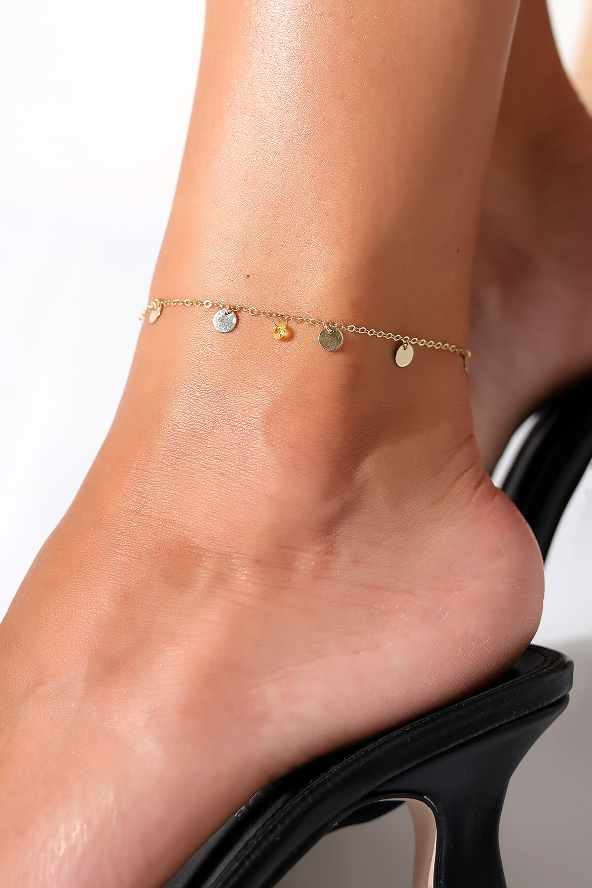 14 Ayar Altın Pul Sallantılı Halhal