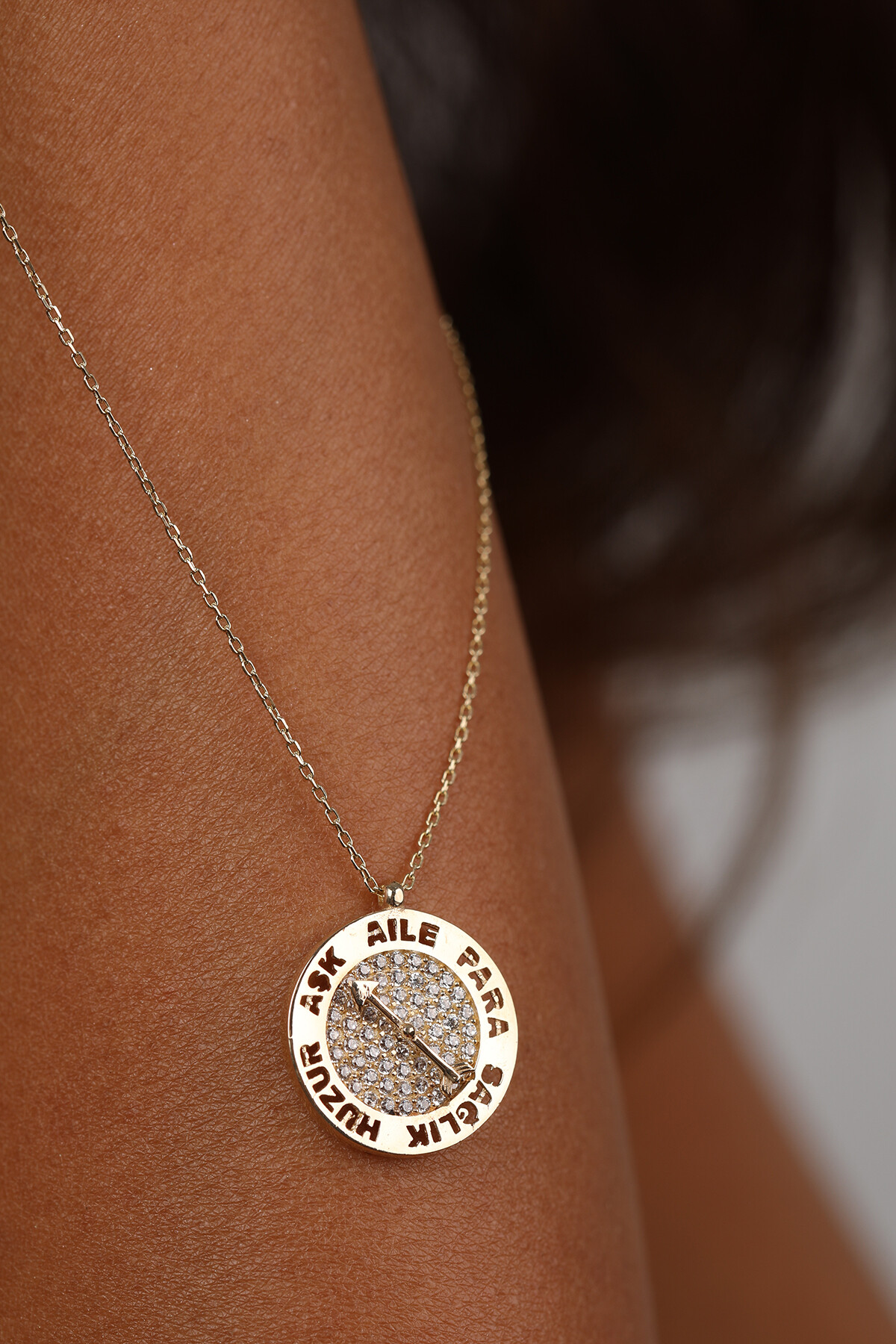 14 Ayar Altın Şansını Sen Seç Kolye