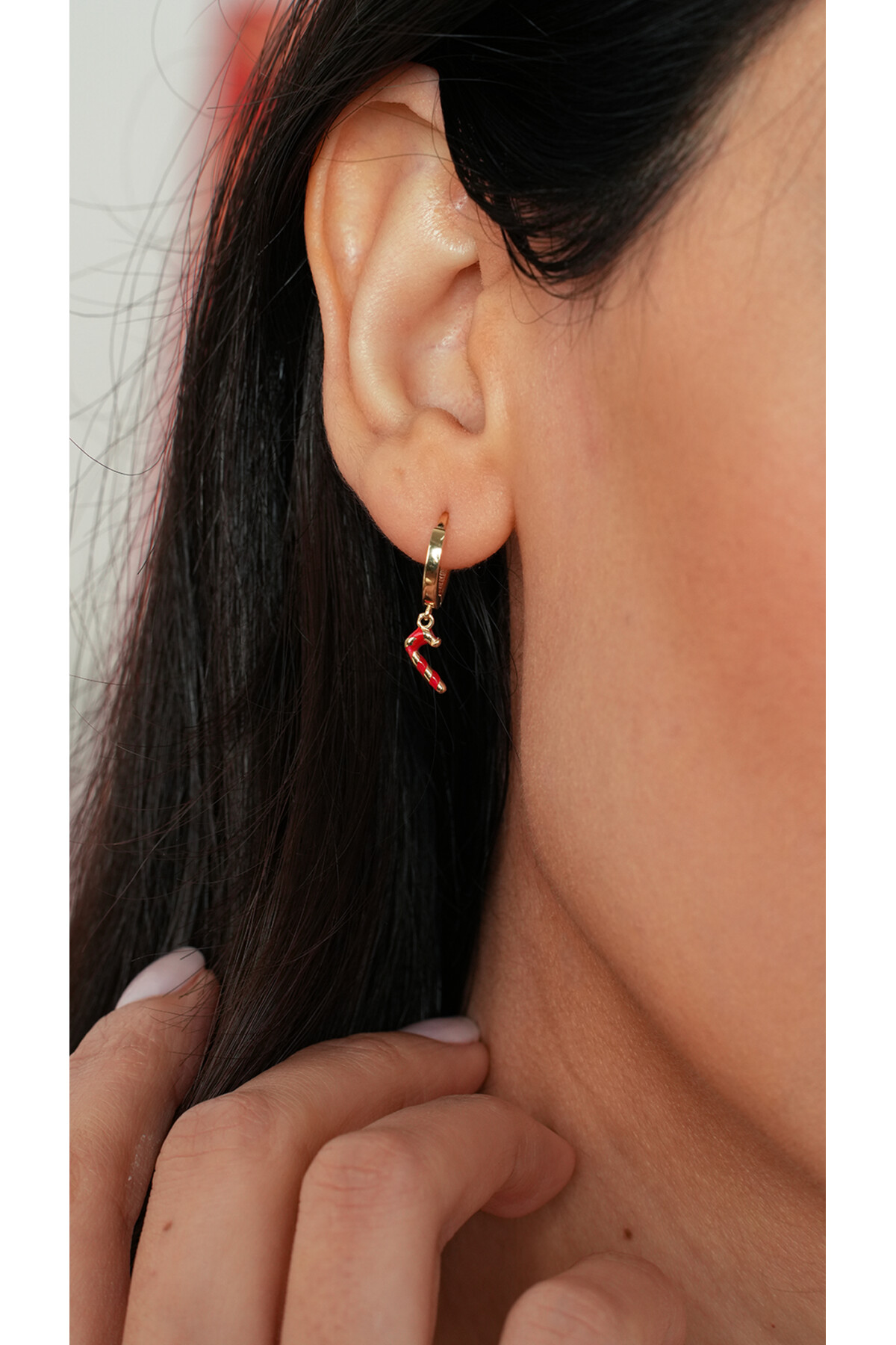 14 Ayar Altın Şeker Küpe