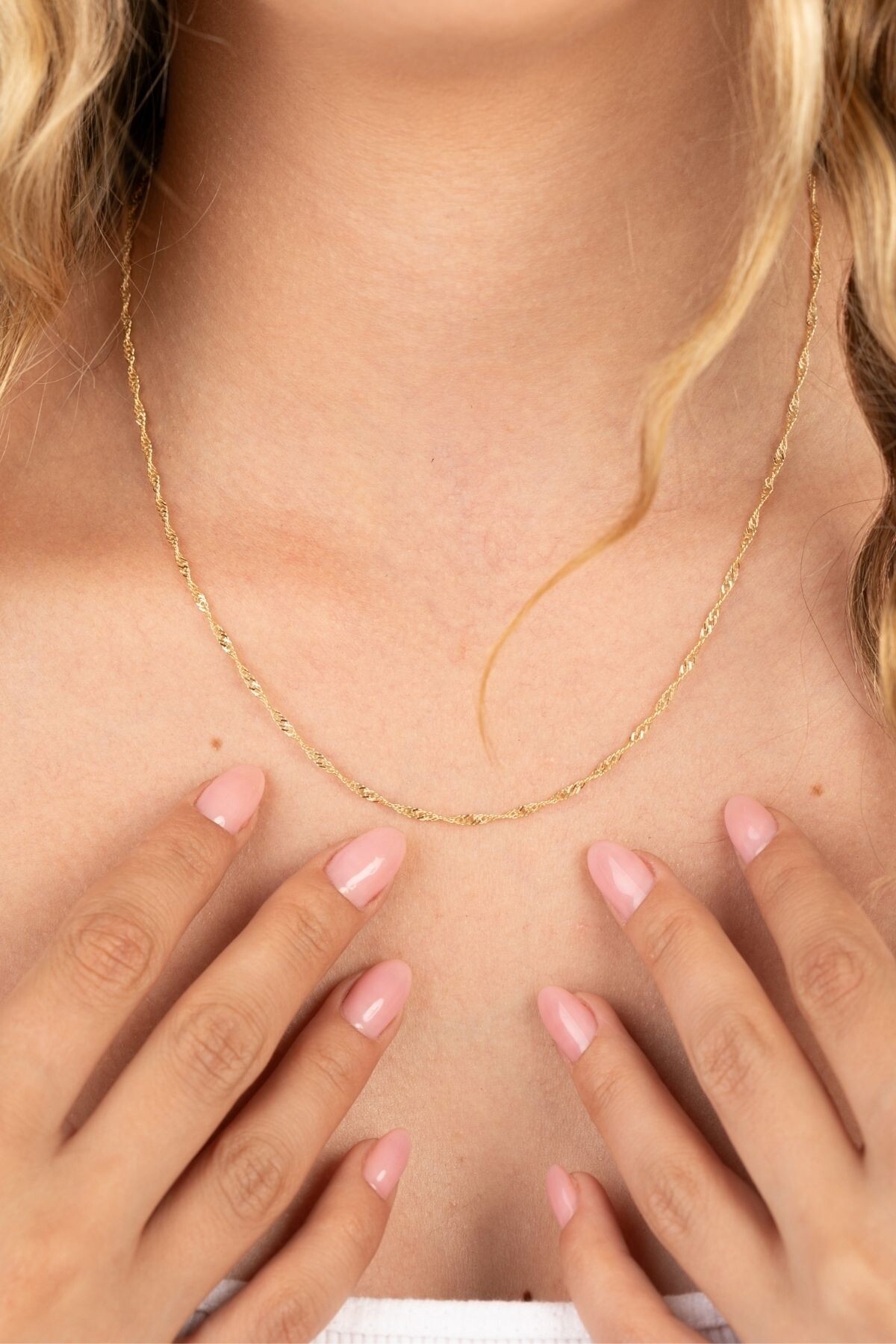 14 Ayar Altın Singapur Zincir