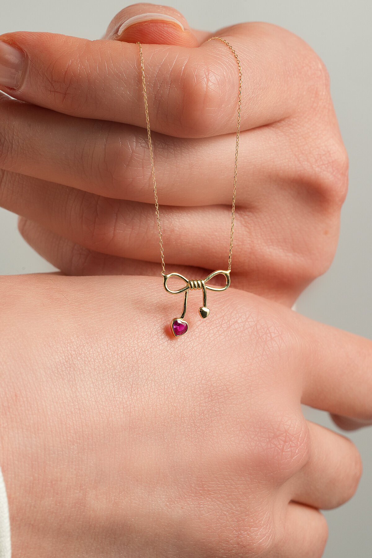 14 Ayar Altın Sonsuzluk Kolye