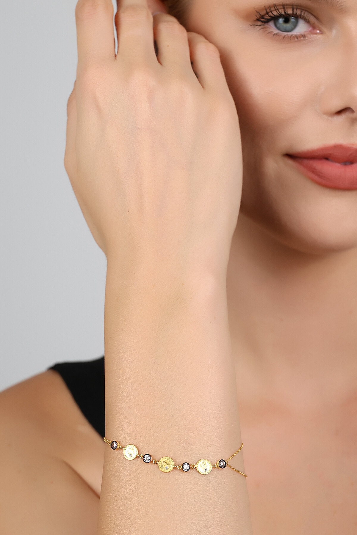 14 Ayar Altın Tuğra Bileklik