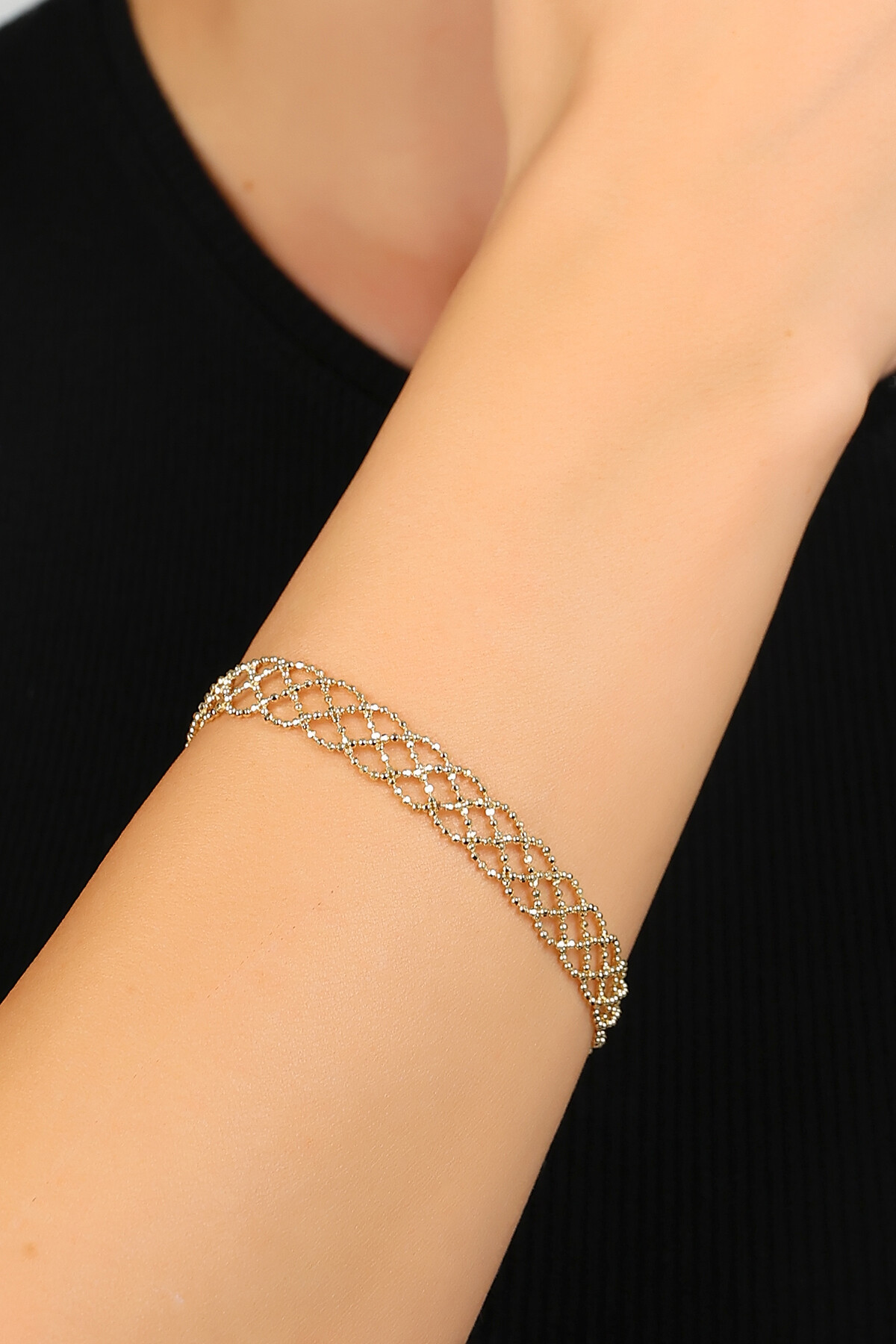 14 Ayar Altın Tuğra Bileklik