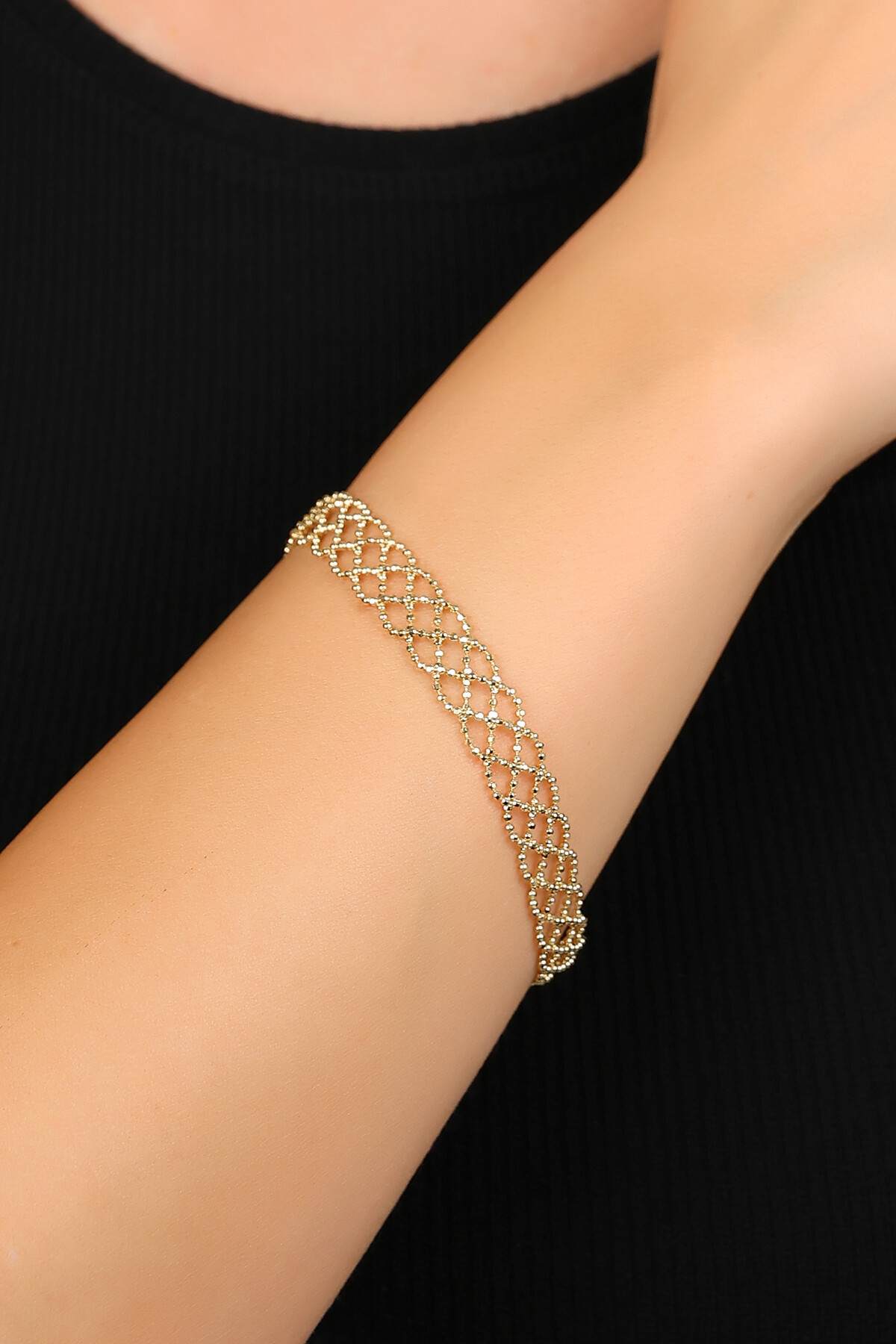 14 Ayar Altın Tuğra Bileklik