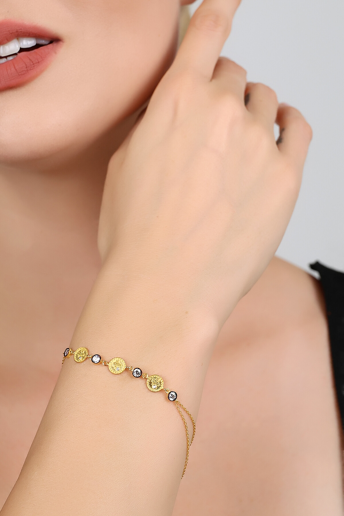 14 Ayar Altın Tuğra Bileklik