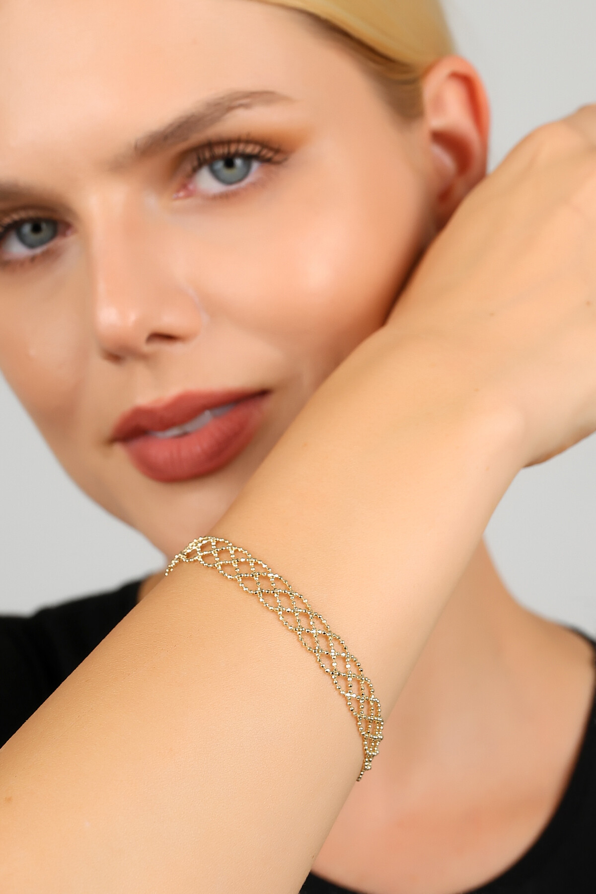 14 Ayar Altın Tuğra Bileklik