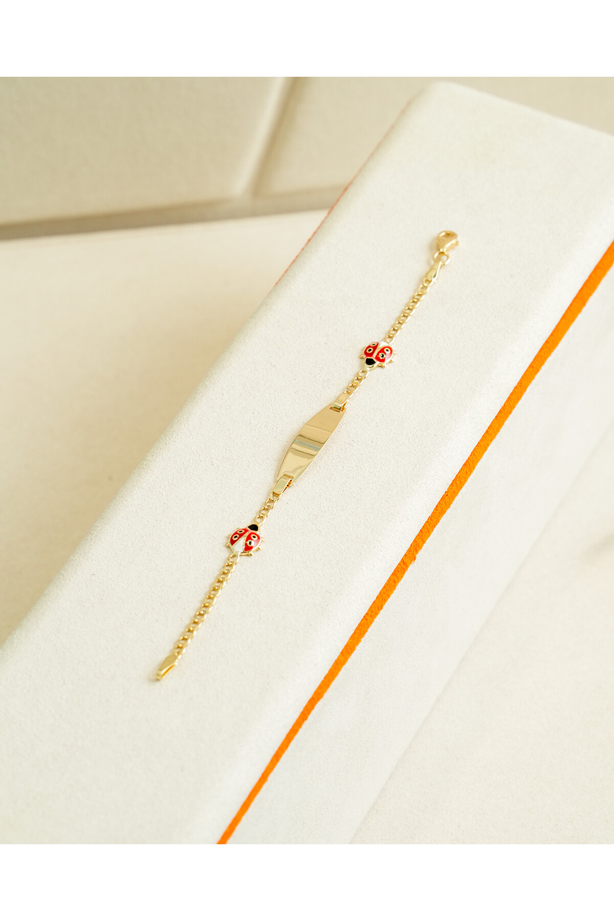 14 Ayar Altın Uğur Böcekli Künye