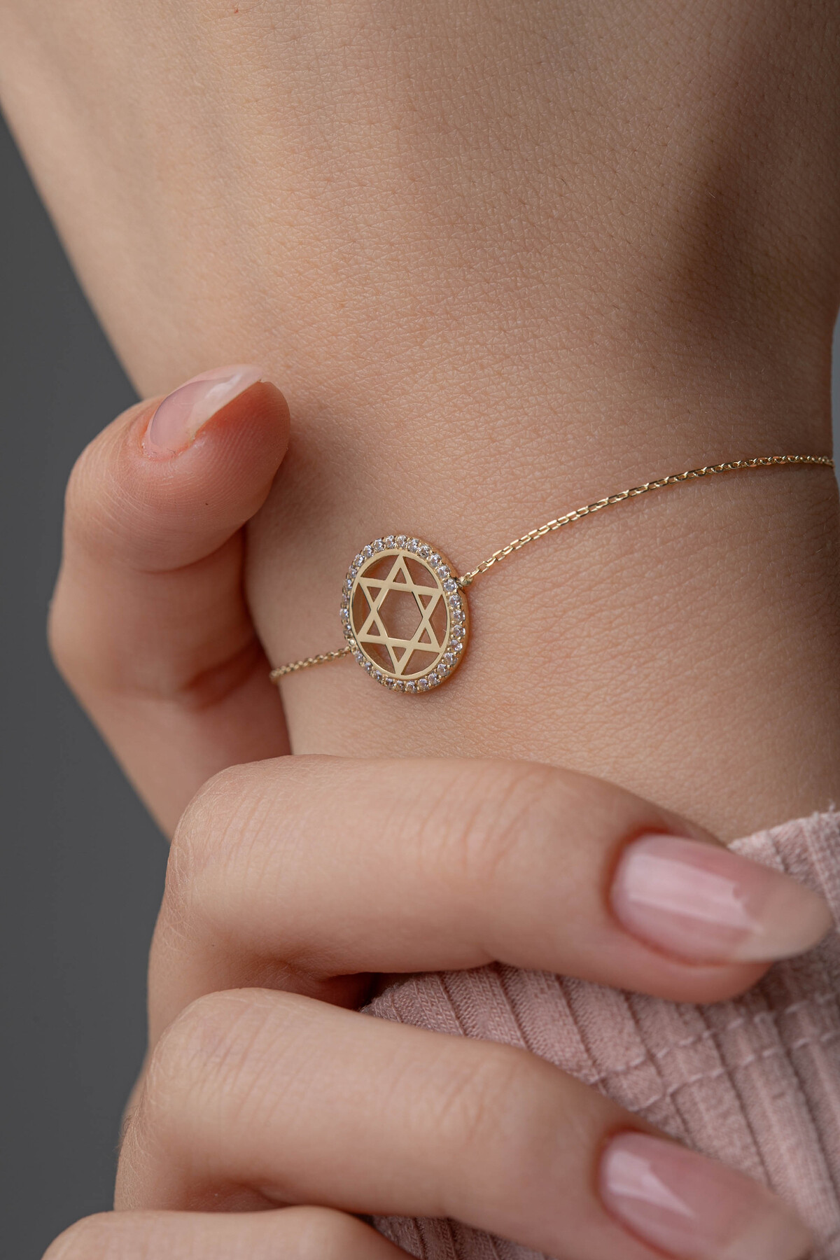 14 Ayar Altın Yıldız Bileklik