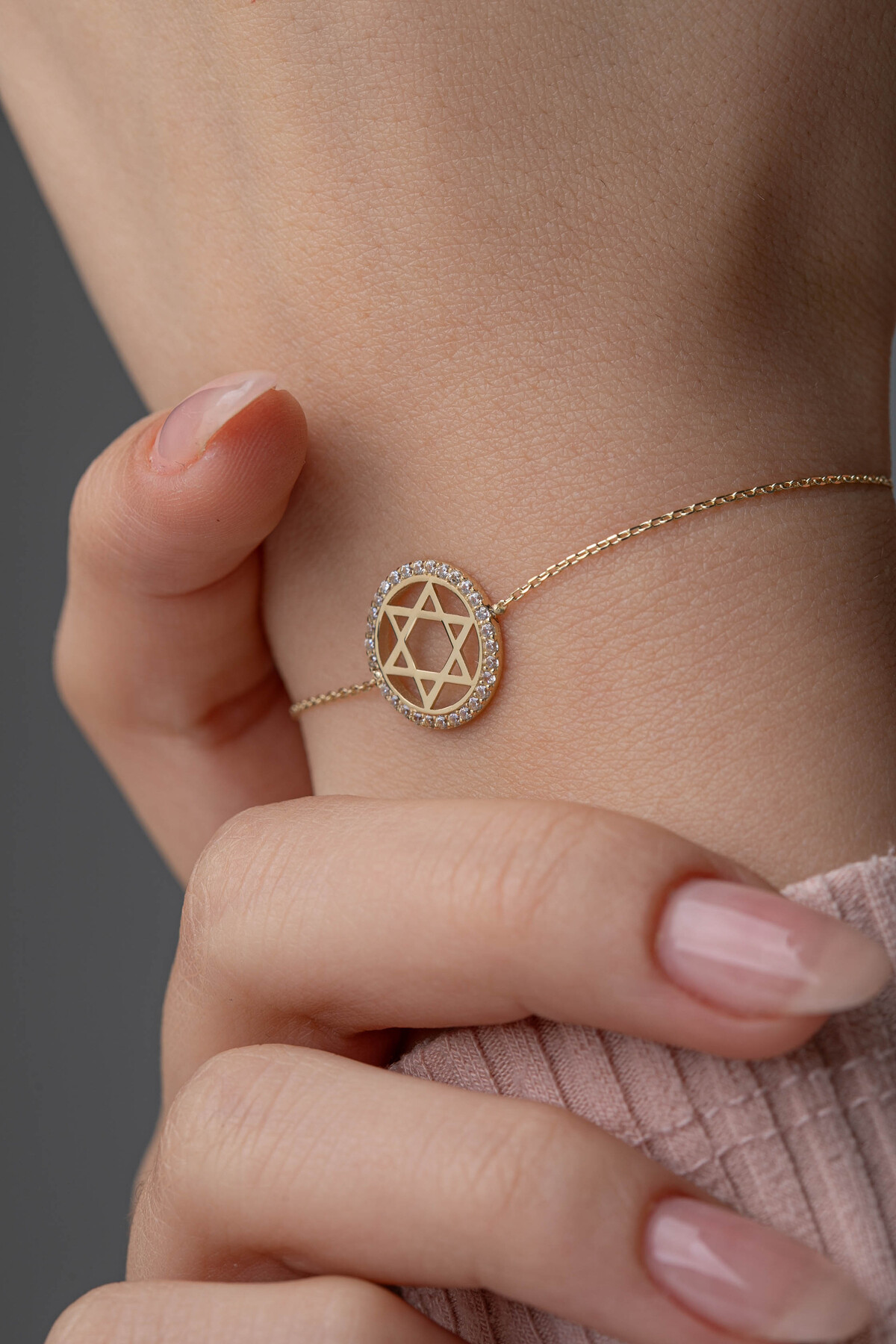 14 Ayar Altın Yıldız Bileklik