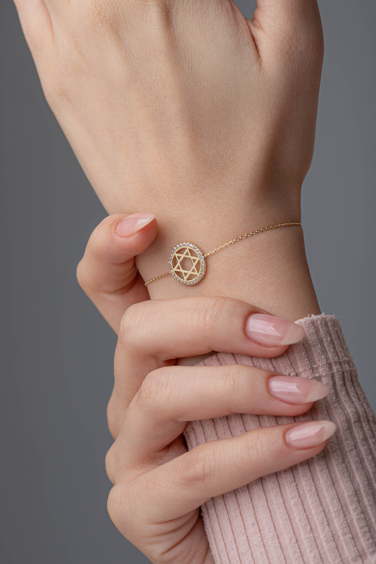 14 Ayar Altın Yıldız Bileklik