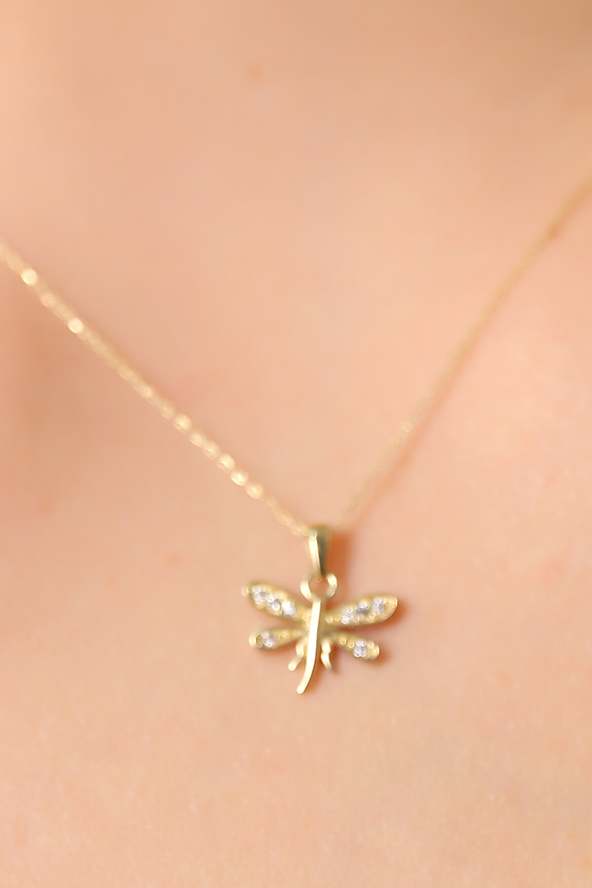 14 Ayar Altın Yusufcuk Kolye