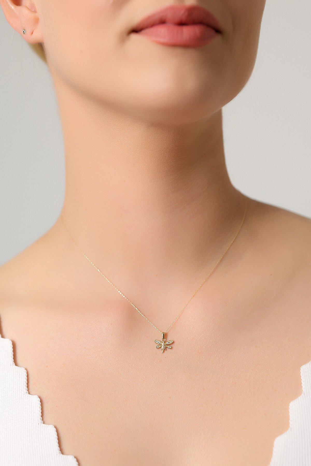 14 Ayar Altın Yusufcuk Kolye