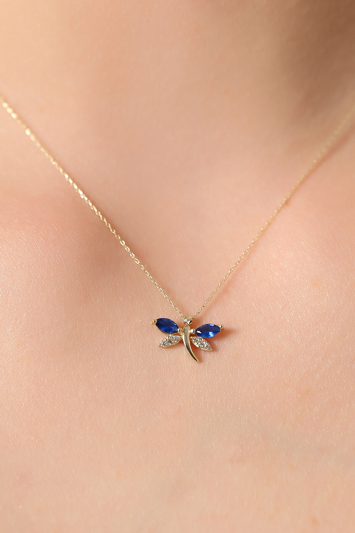 14 Ayar Altın Yusufcuk Kolye