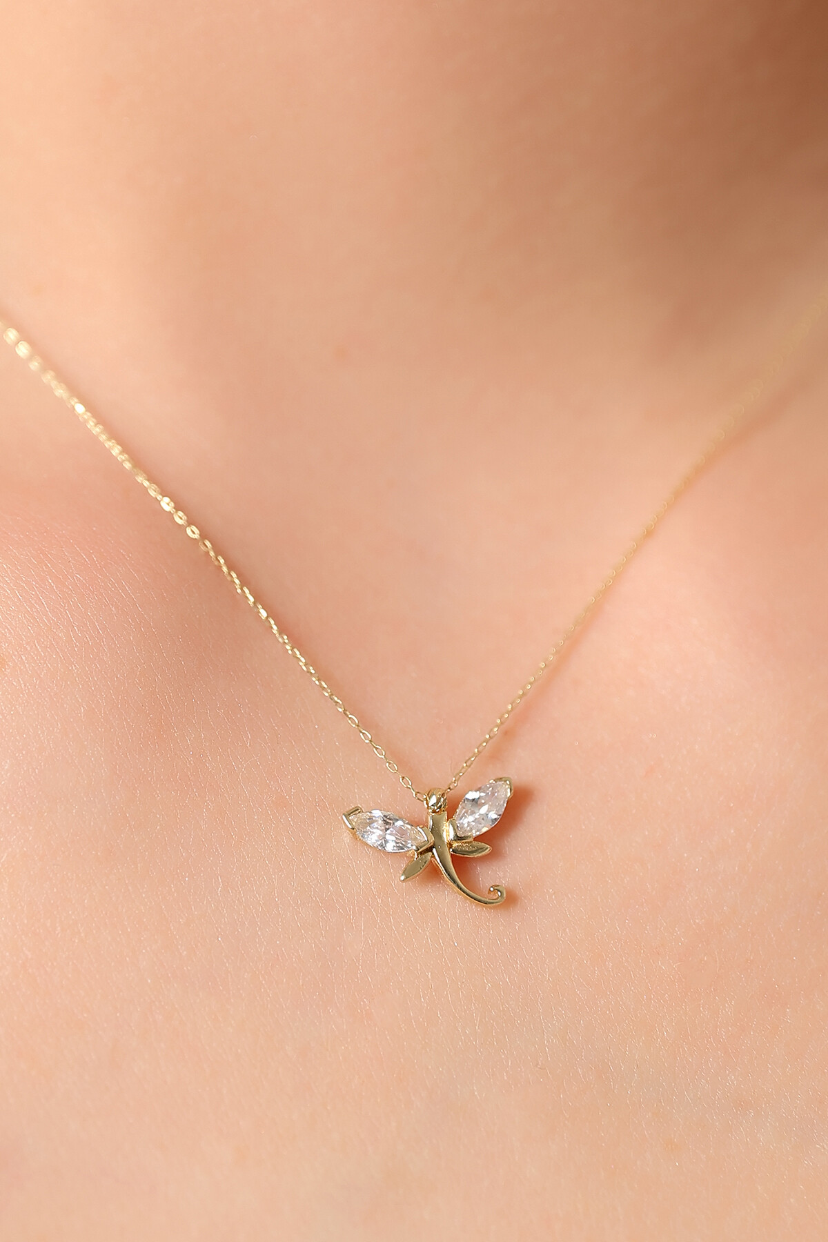 14 Ayar Altın Yusufcuk Kolye