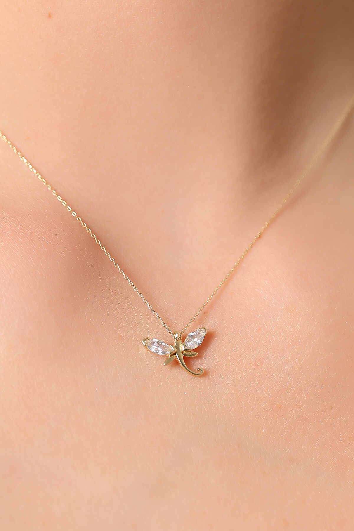 14 Ayar Altın Yusufcuk Kolye