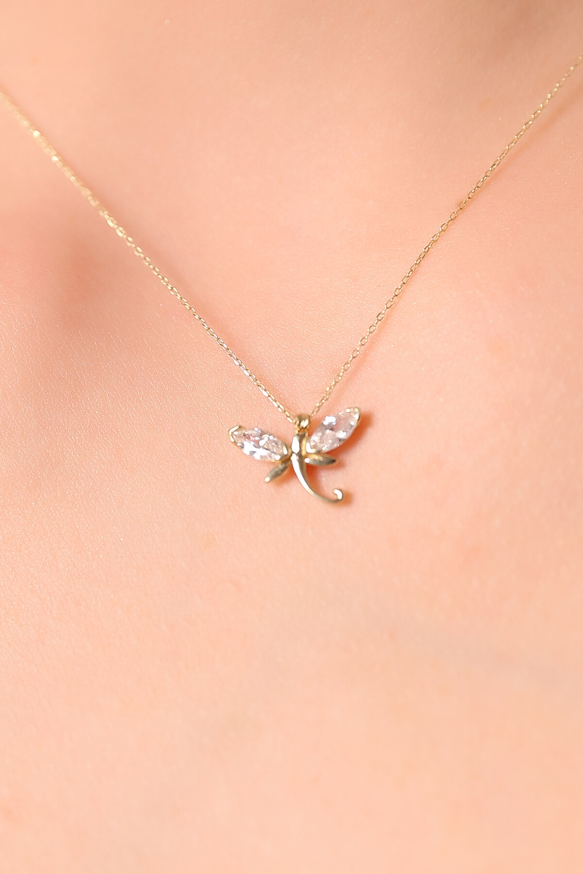 14 Ayar Altın Yusufcuk Kolye