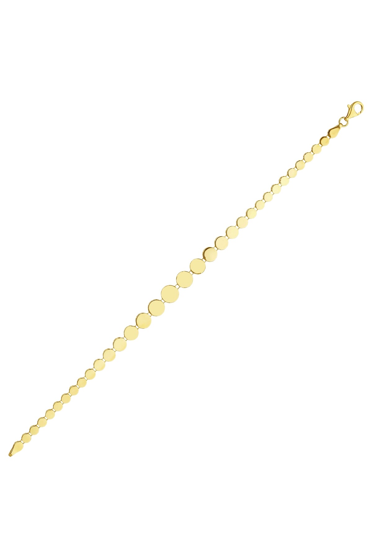 14 Ayar Altın Zincir Bileklik