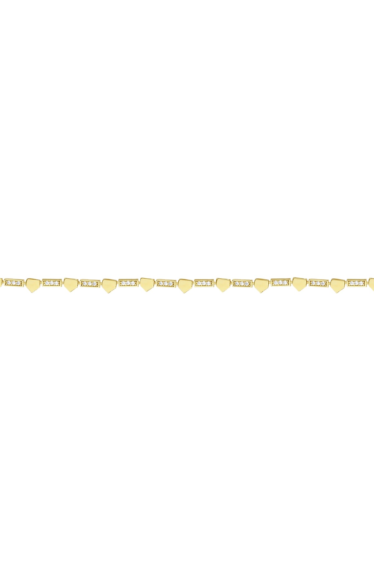 14 Ayar Altın Zincir Bileklik