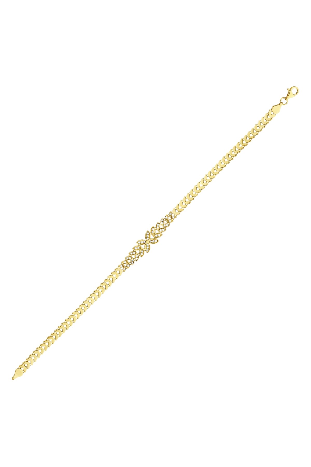 14 Ayar Altın Zincir Bileklik