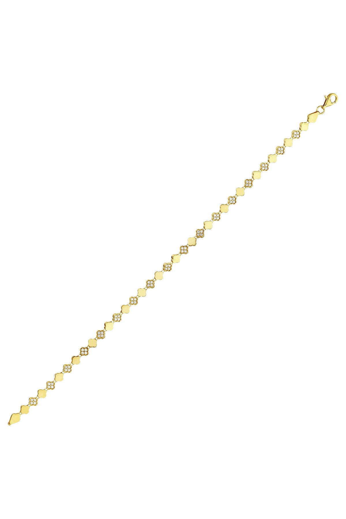 14 Ayar Altın Zincir Bileklik