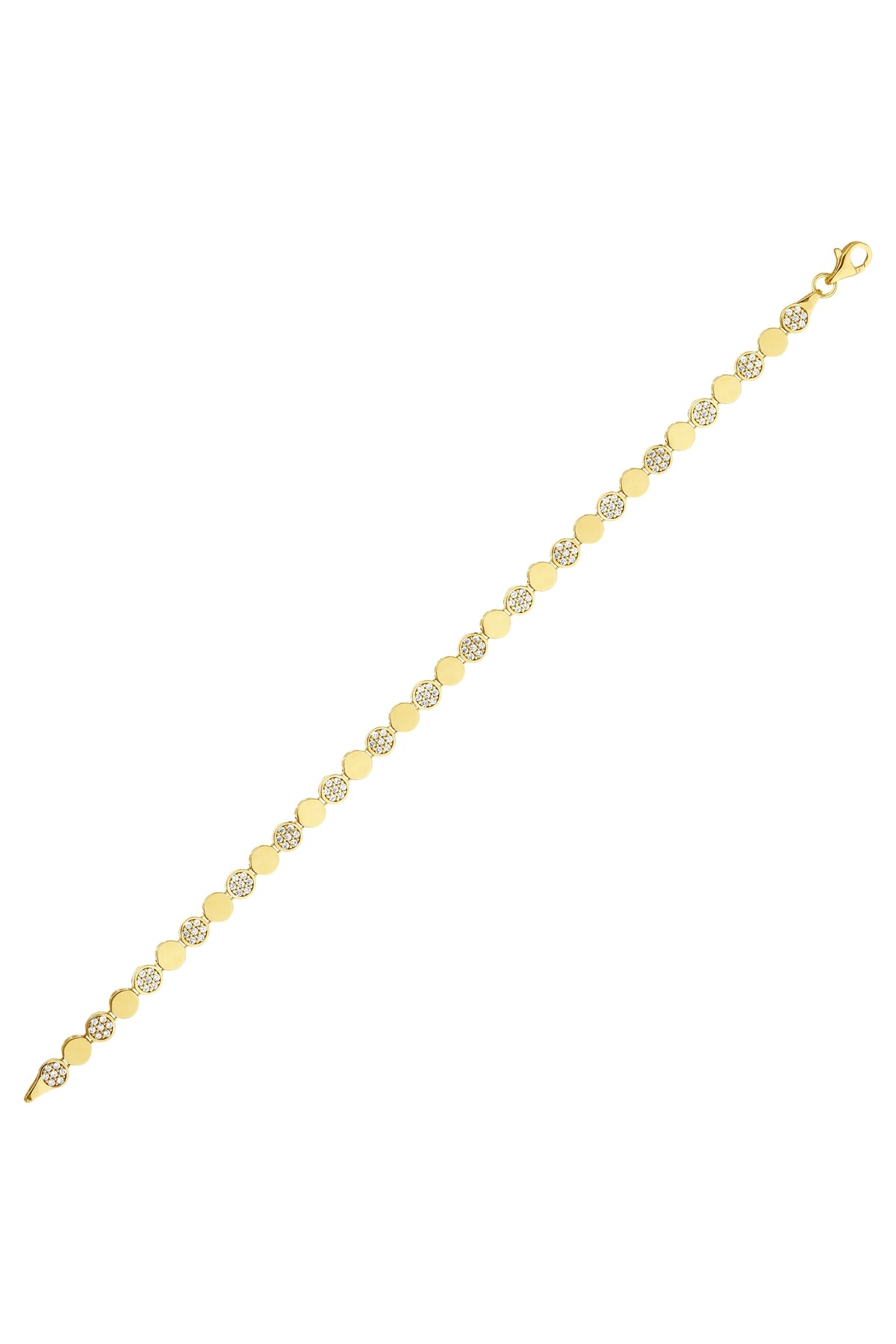 14 Ayar Altın Zincir Bileklik