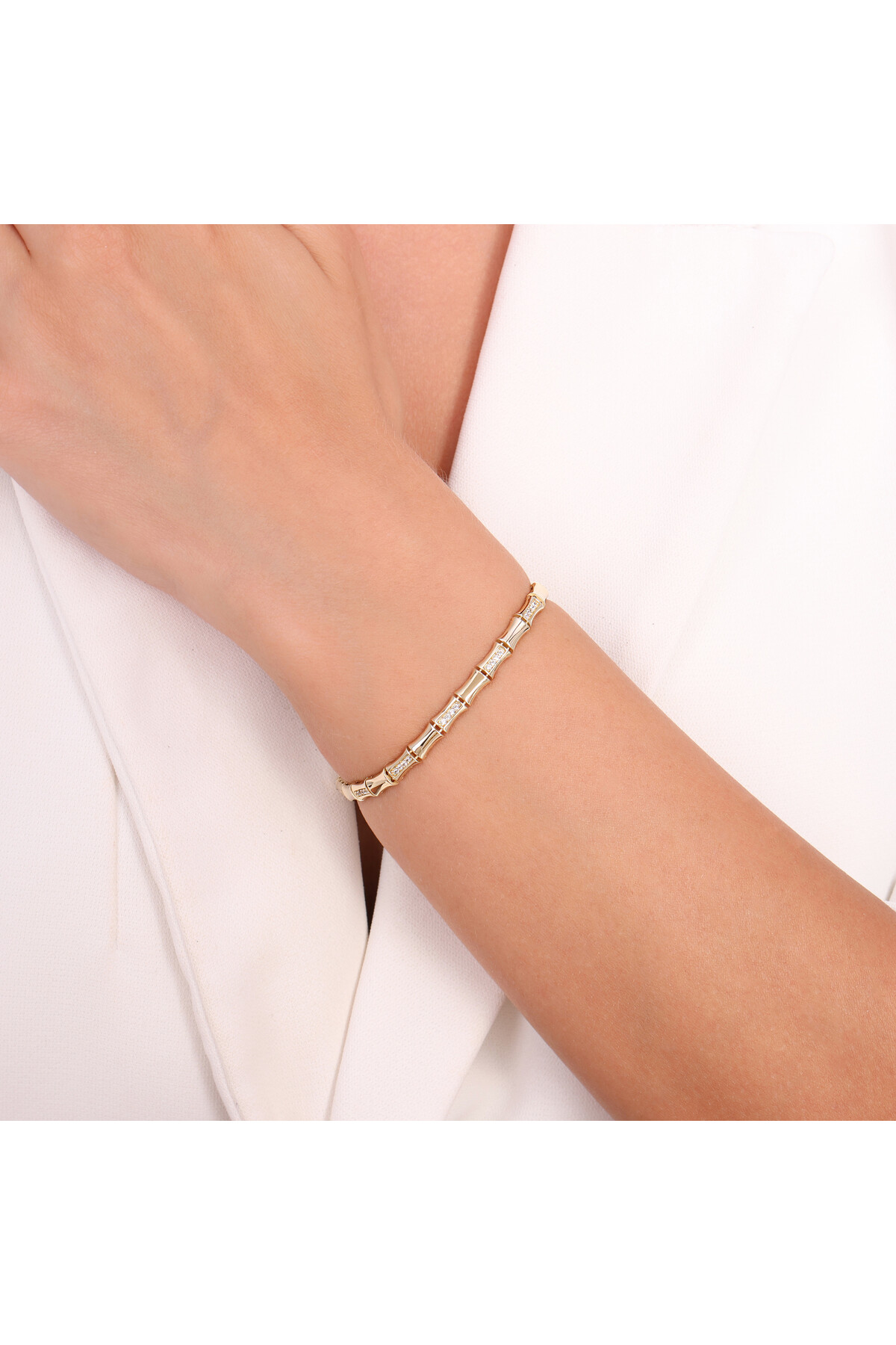 14 Ayar Altın Zincir Bileklik