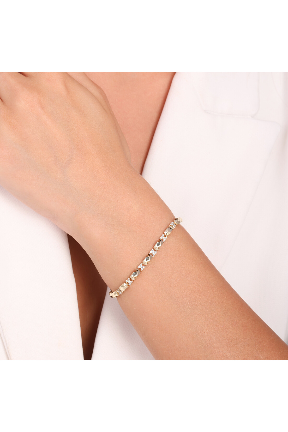 14 Ayar Altın Zincir Bileklik