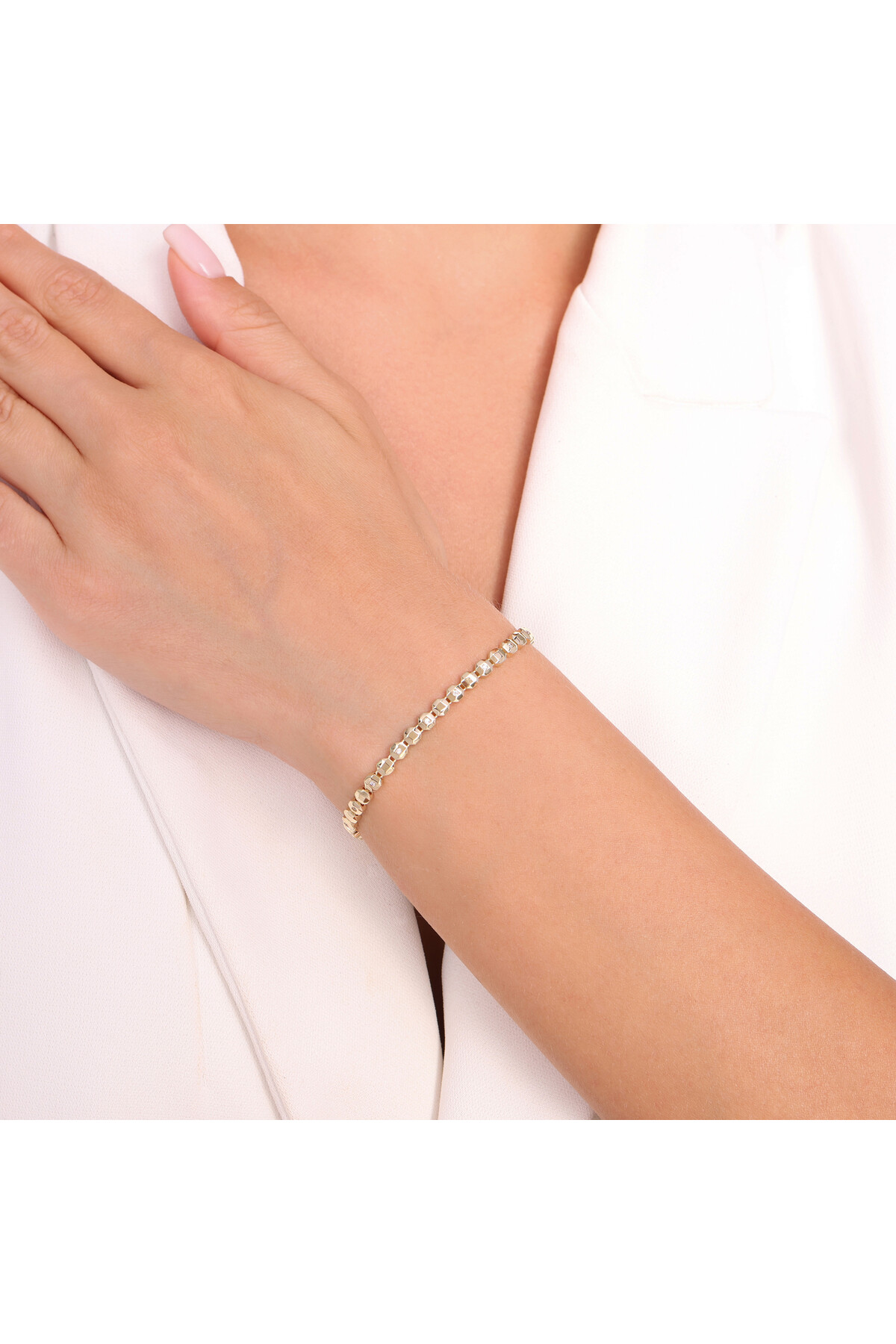 14 Ayar Altın Zincir Bileklik