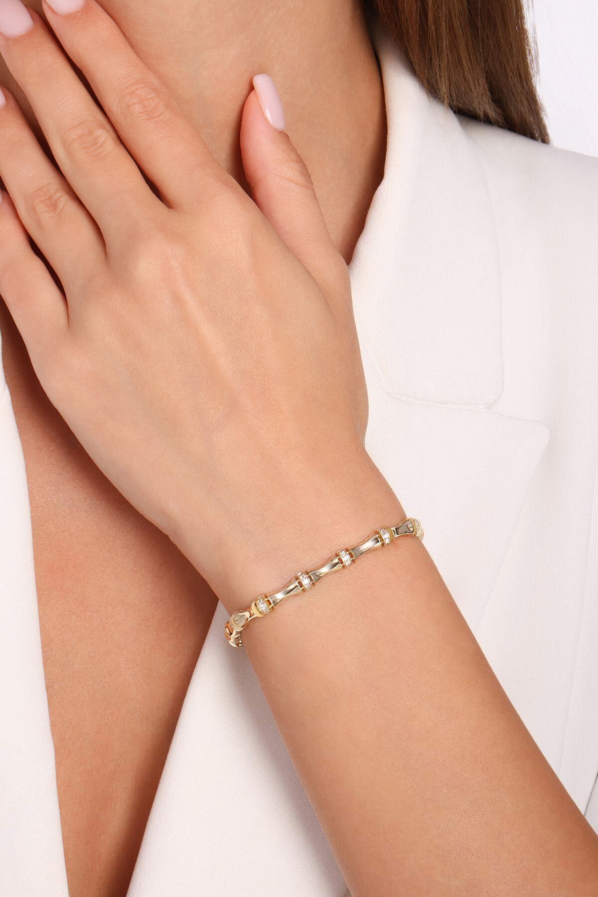 14 Ayar Altın Zincir Bileklik