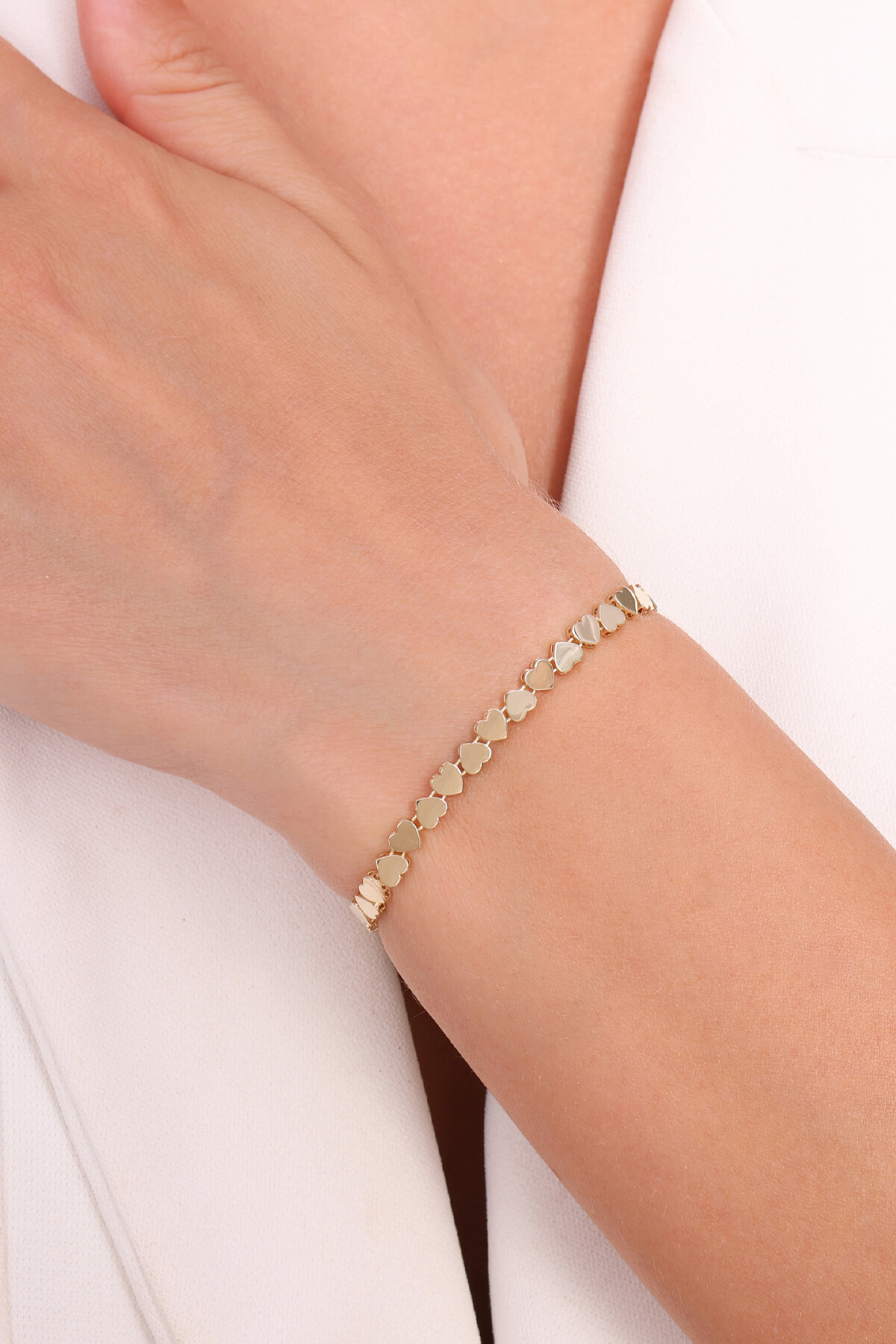 14 Ayar Altın Zincir Bileklik