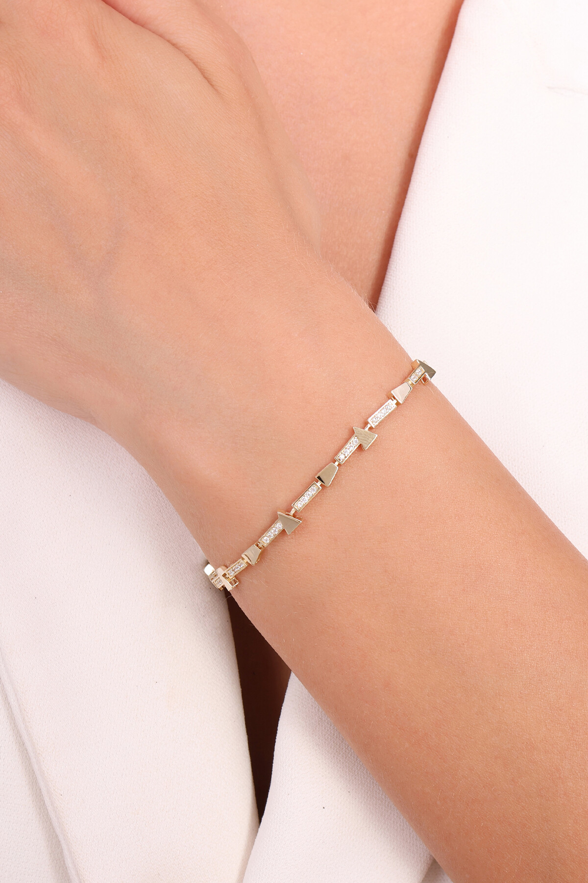 14 Ayar Altın Zincir Bileklik