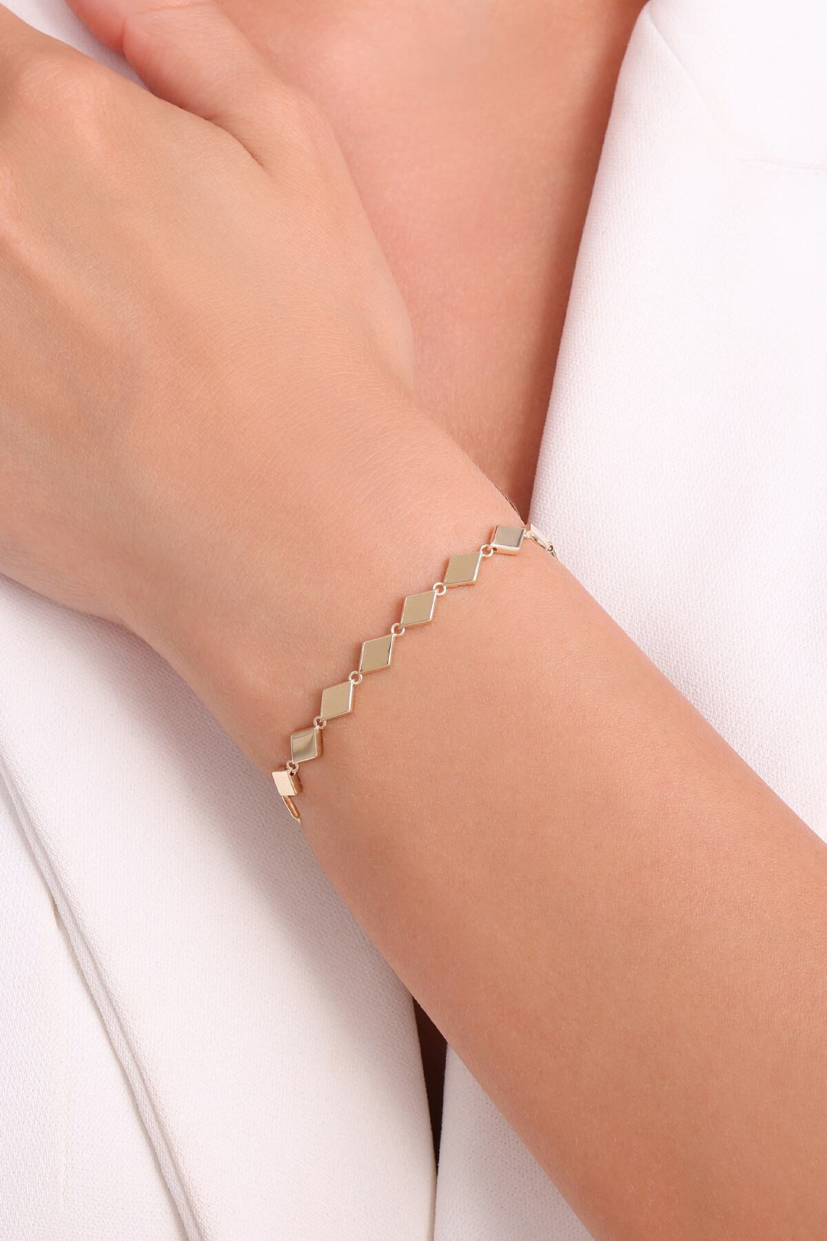 14 Ayar Altın Zincir Bileklik