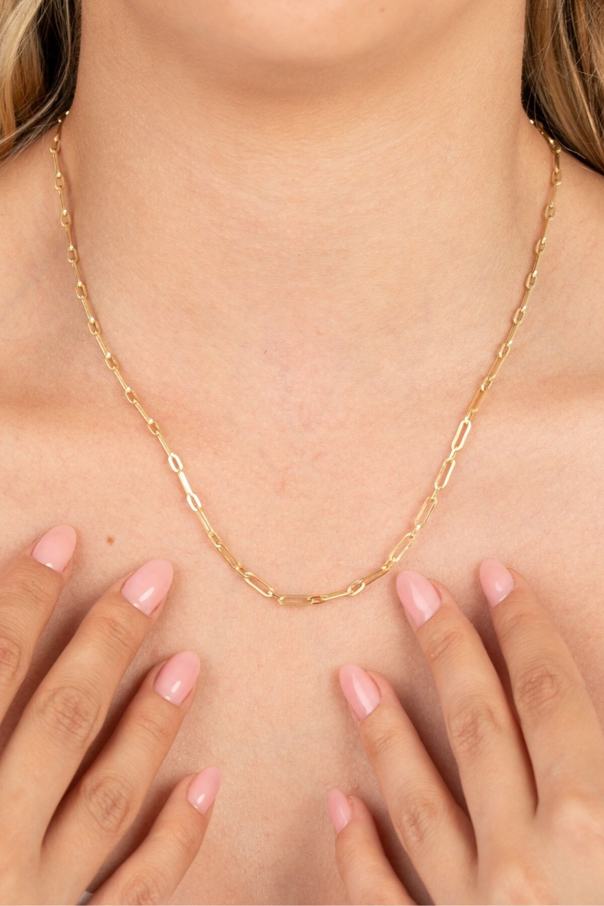 14 Ayar Ataç Altın Zincir