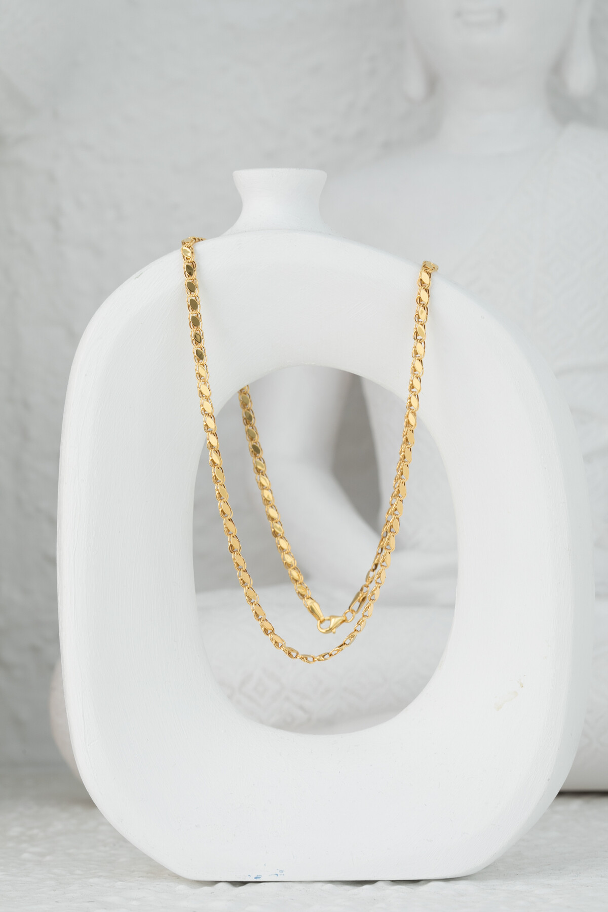 14 Ayar Pullu Altın Zincir