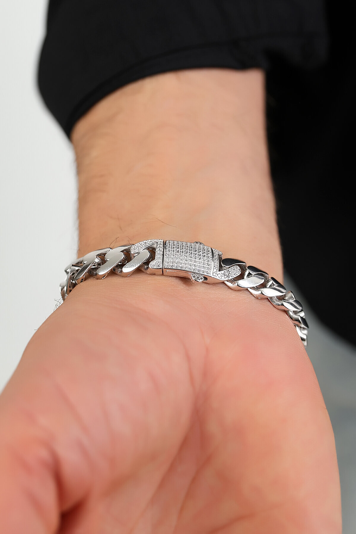 Gümüş Gurmet Figaro Unisex Bileklik