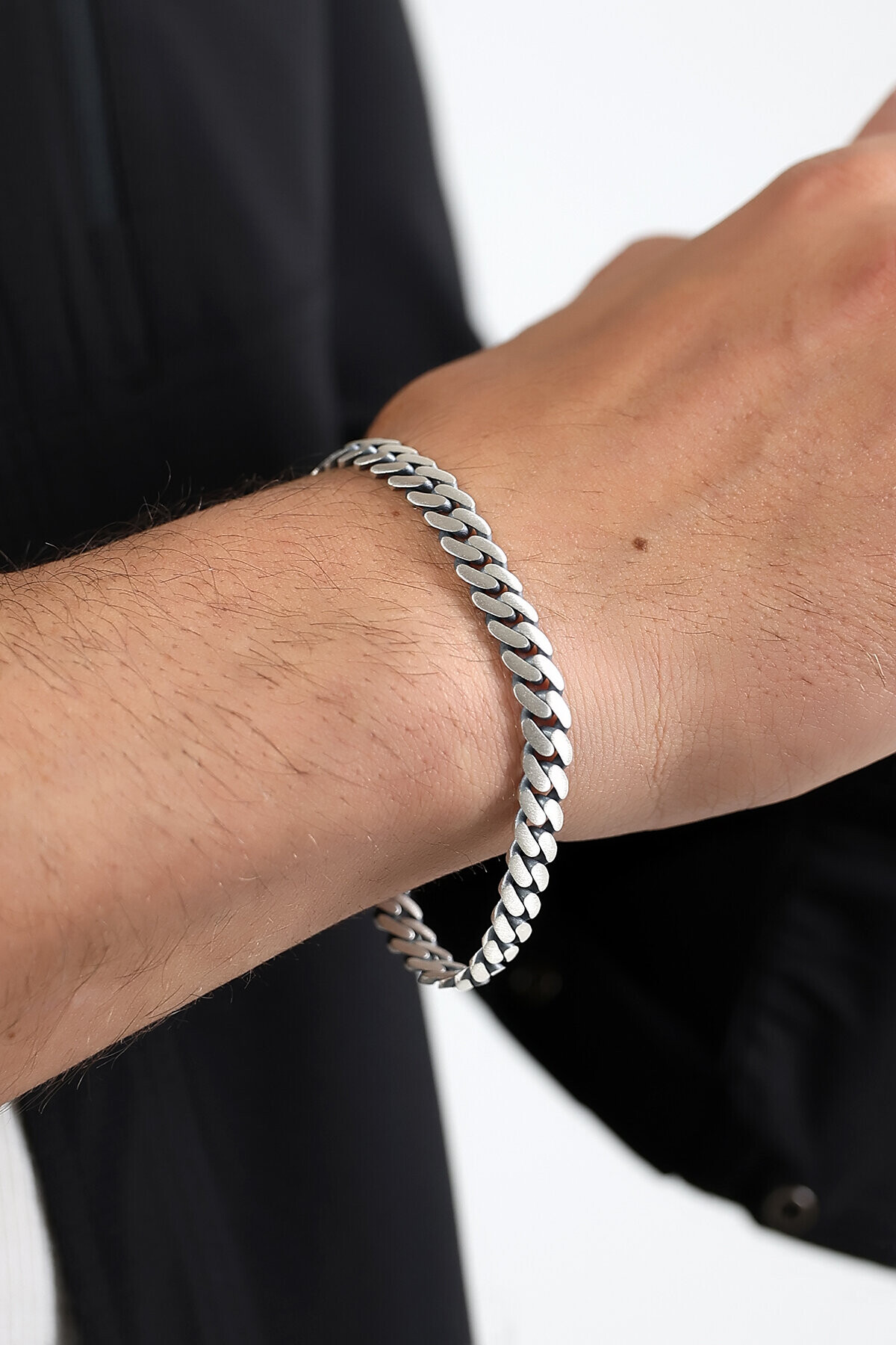 Gümüş Gurmet Model Erkek Bileklik