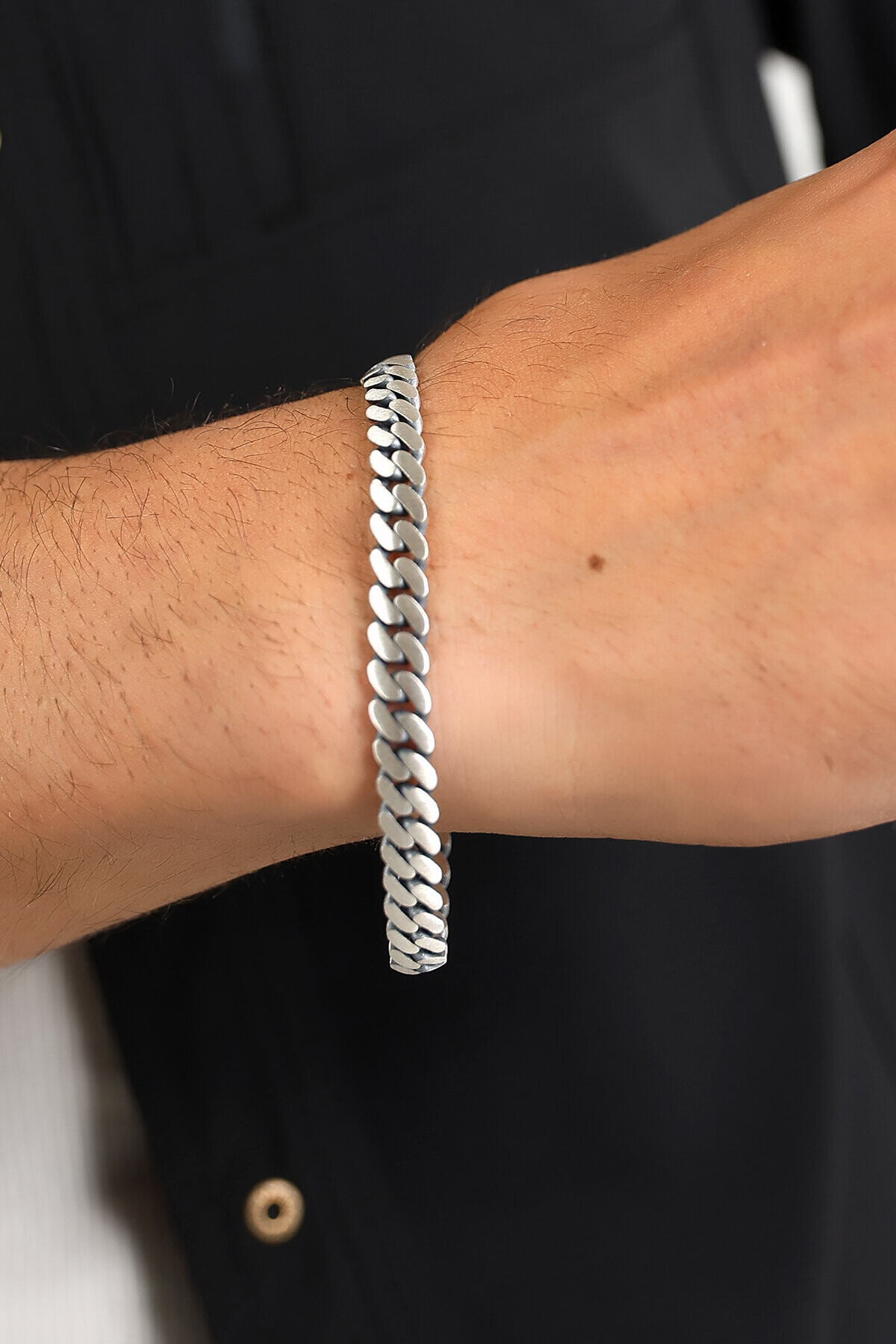 Gümüş Gurmet Model Erkek Bileklik