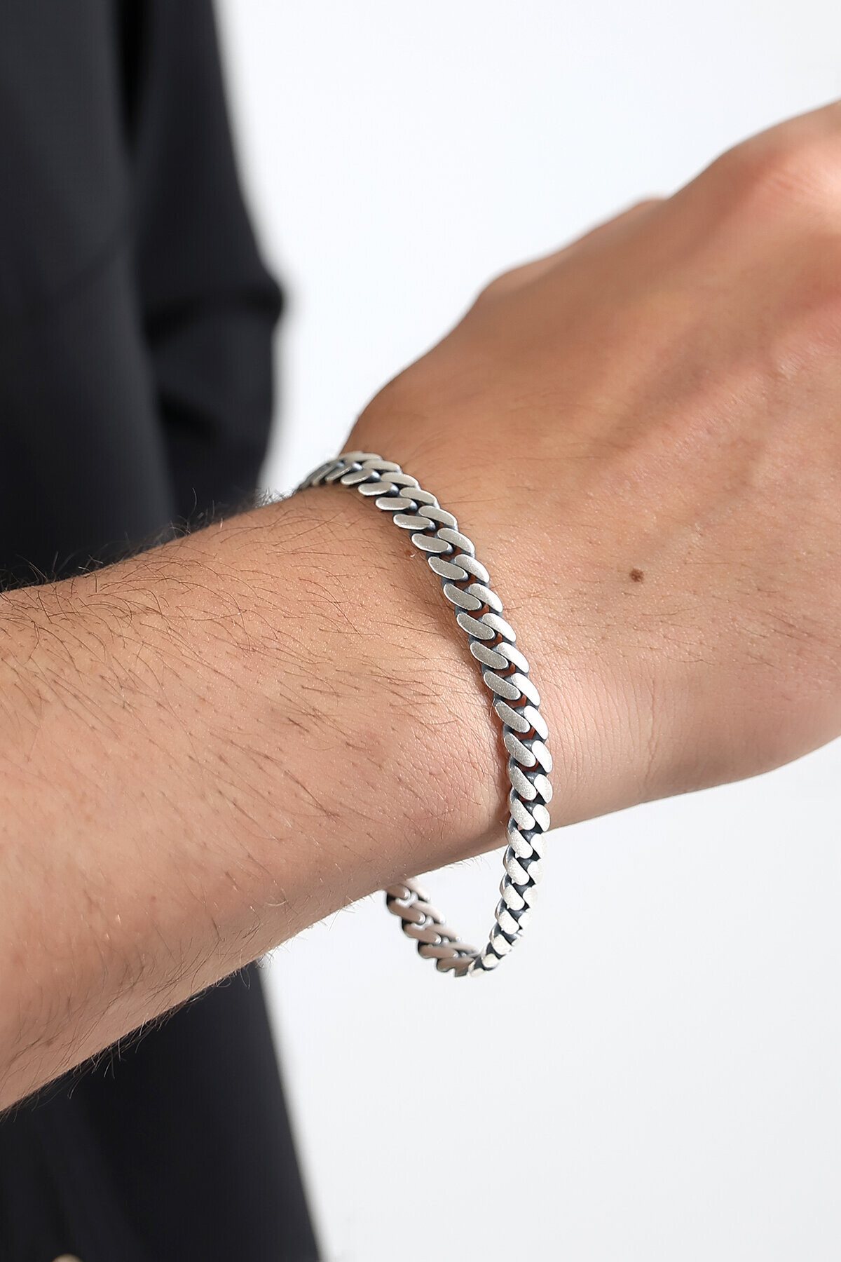 Gümüş Gurmet Model Erkek Bileklik